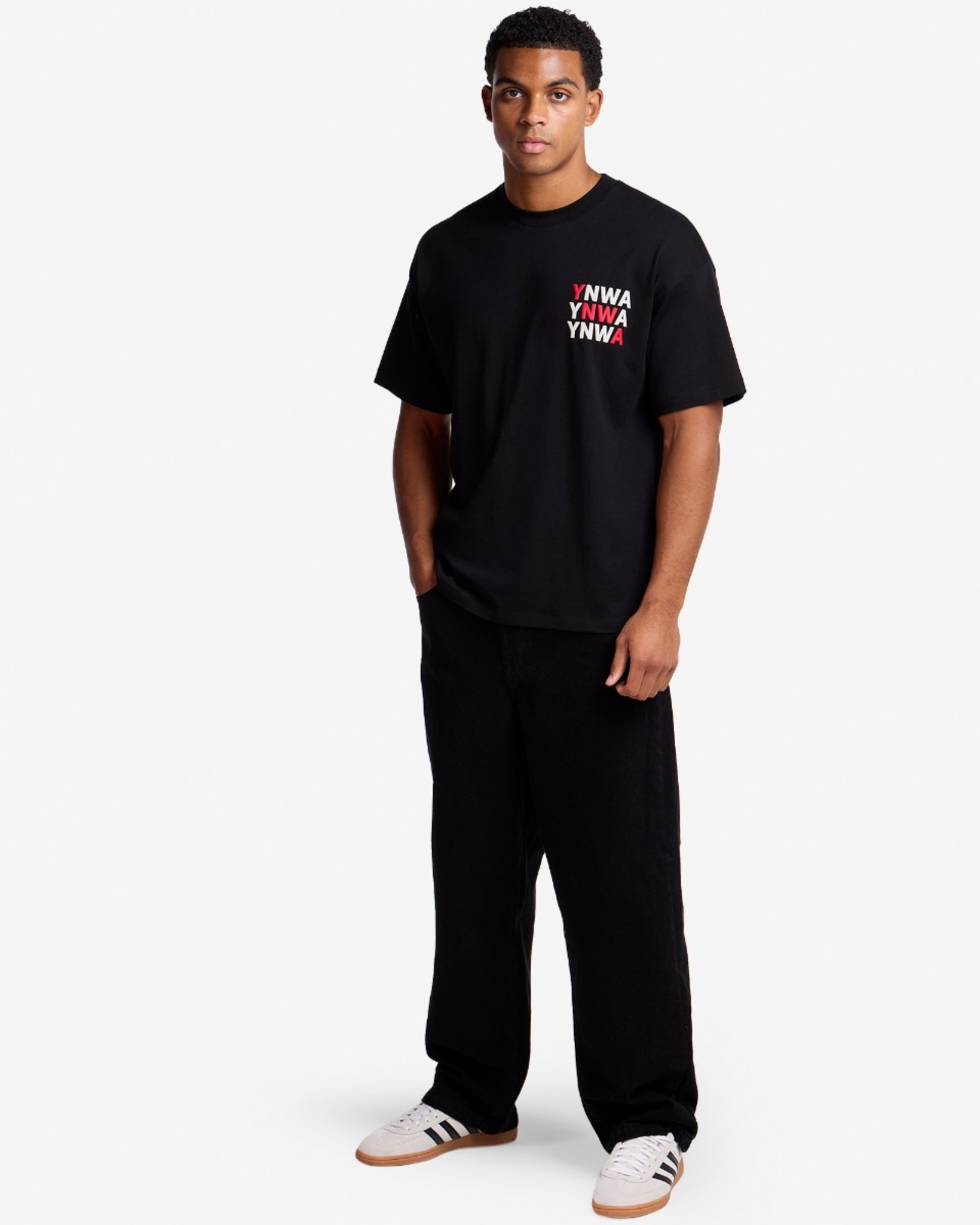 LFC YNWA Herren-T-Shirt in Übergröße, Schwarz - Image 3