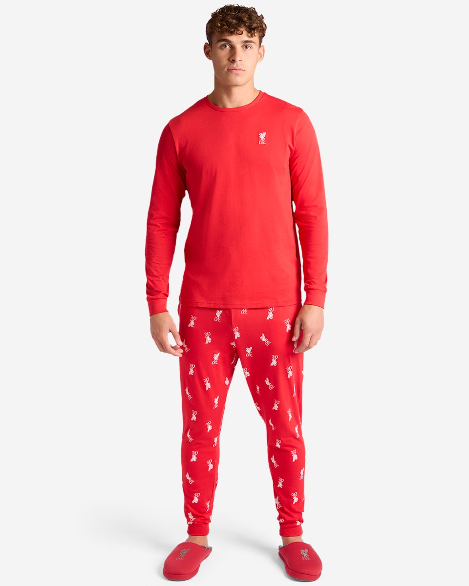 LFC Mens Lounge Set Red - Image 1