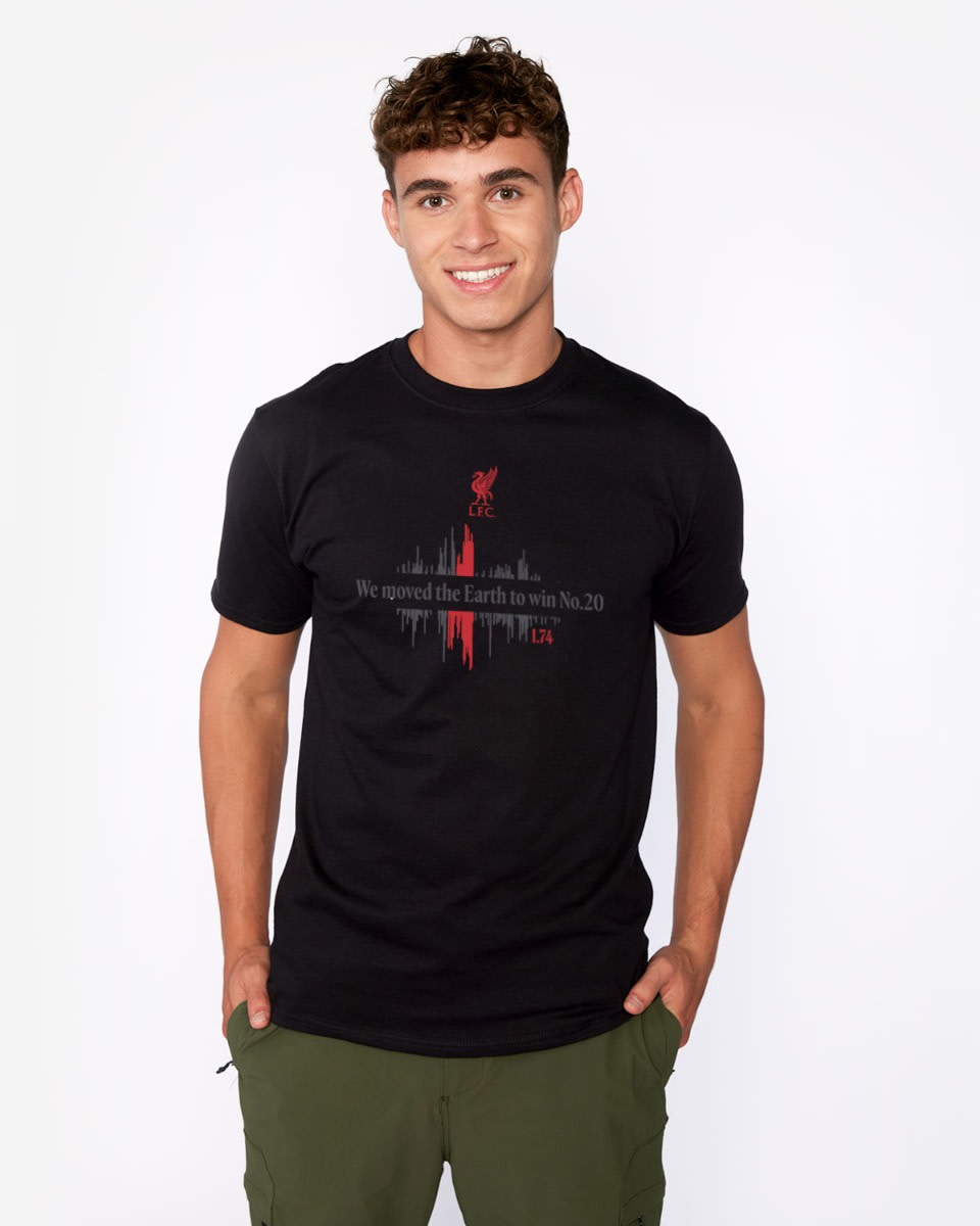 LFC Richter Scale T-Shirt für Erwachsene, Schwarz - Image 1