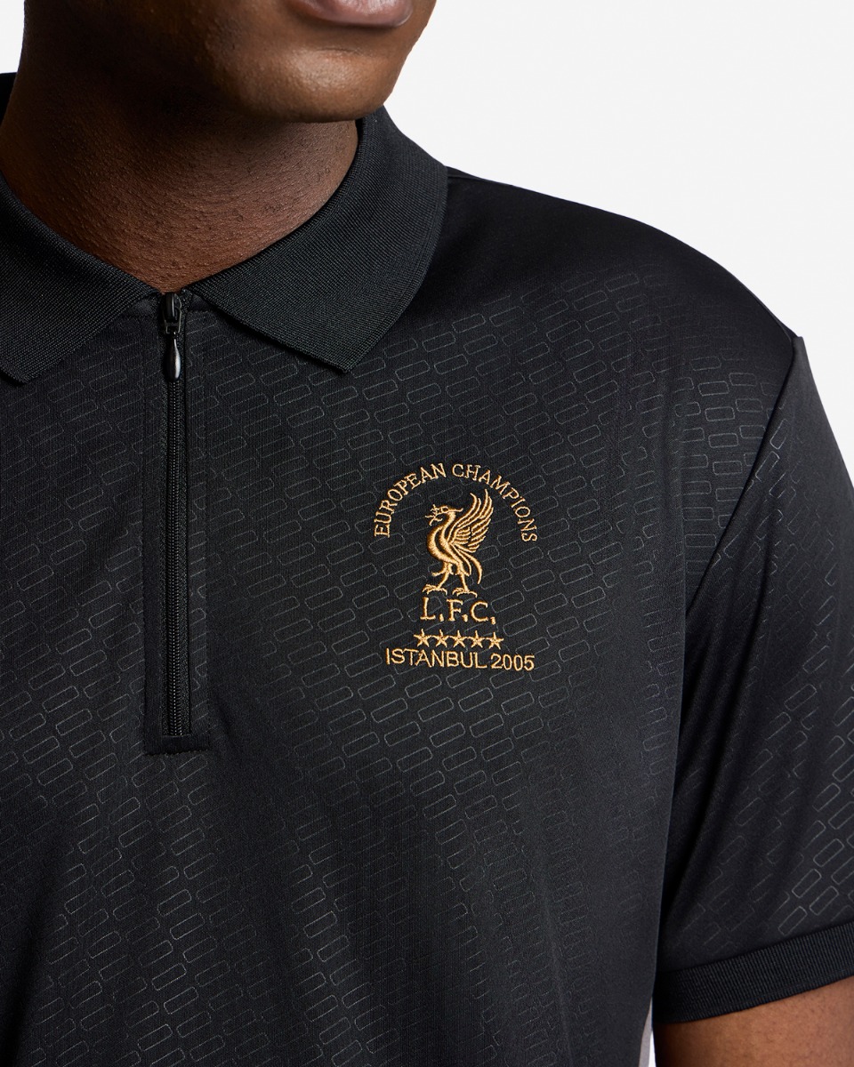 LFC Mens Istanbul 2005 Print Polo Black - Image 4