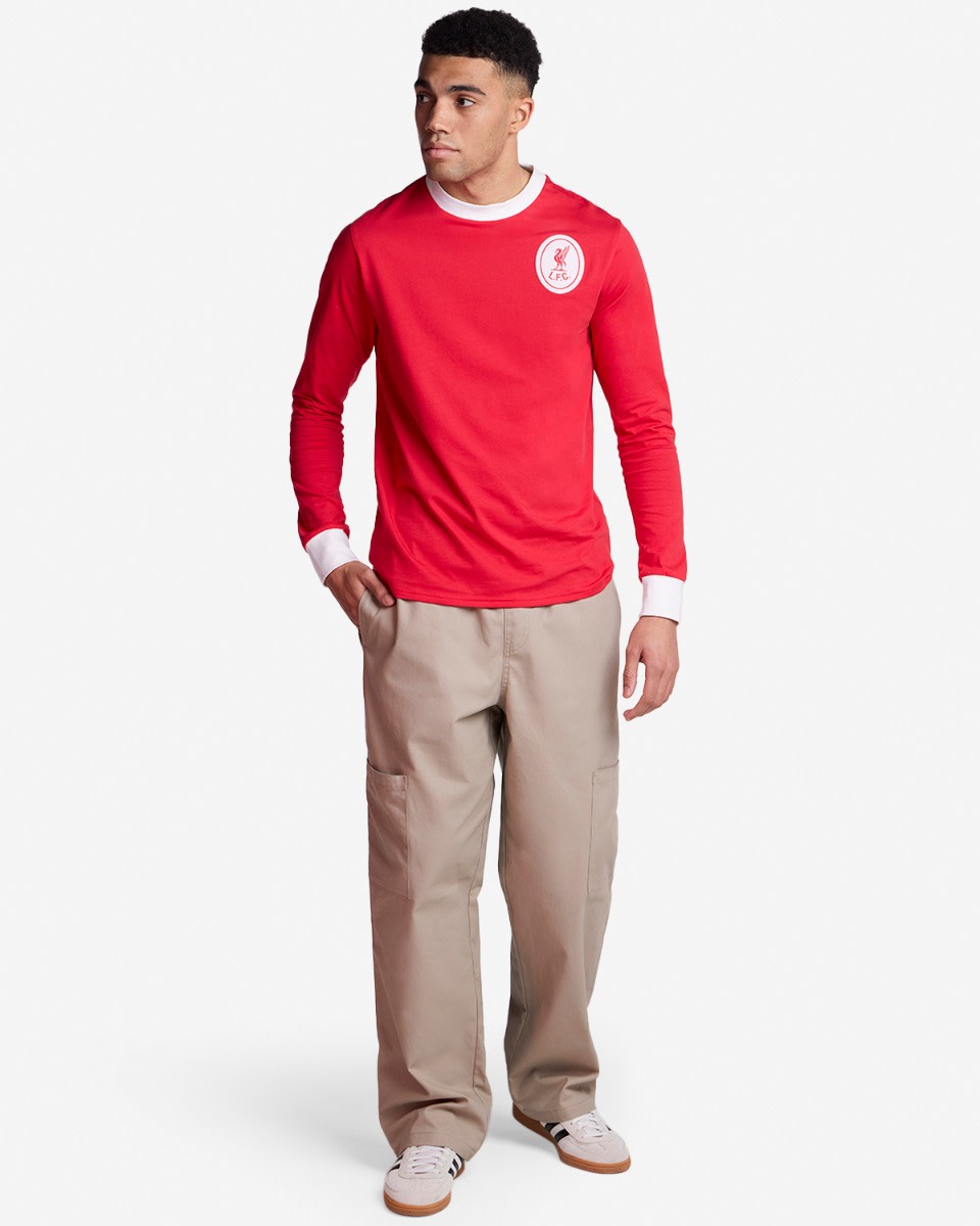 Camisa de hogar LFC retro 1963-68 para adultos - Image 3