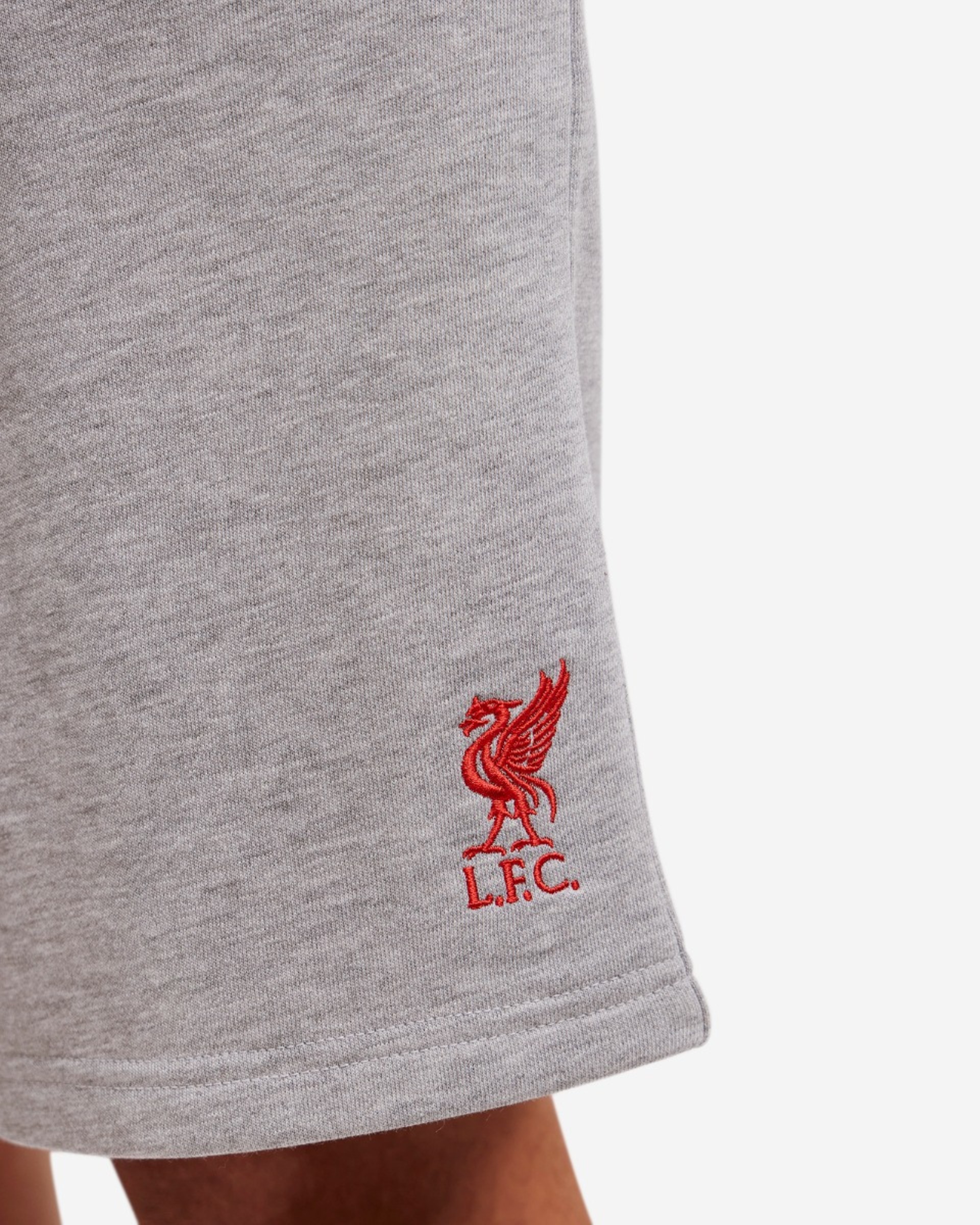 กางเกงยีนส์ขาสั้นชายรุ่น LFC สีเทา Marl - Image 2