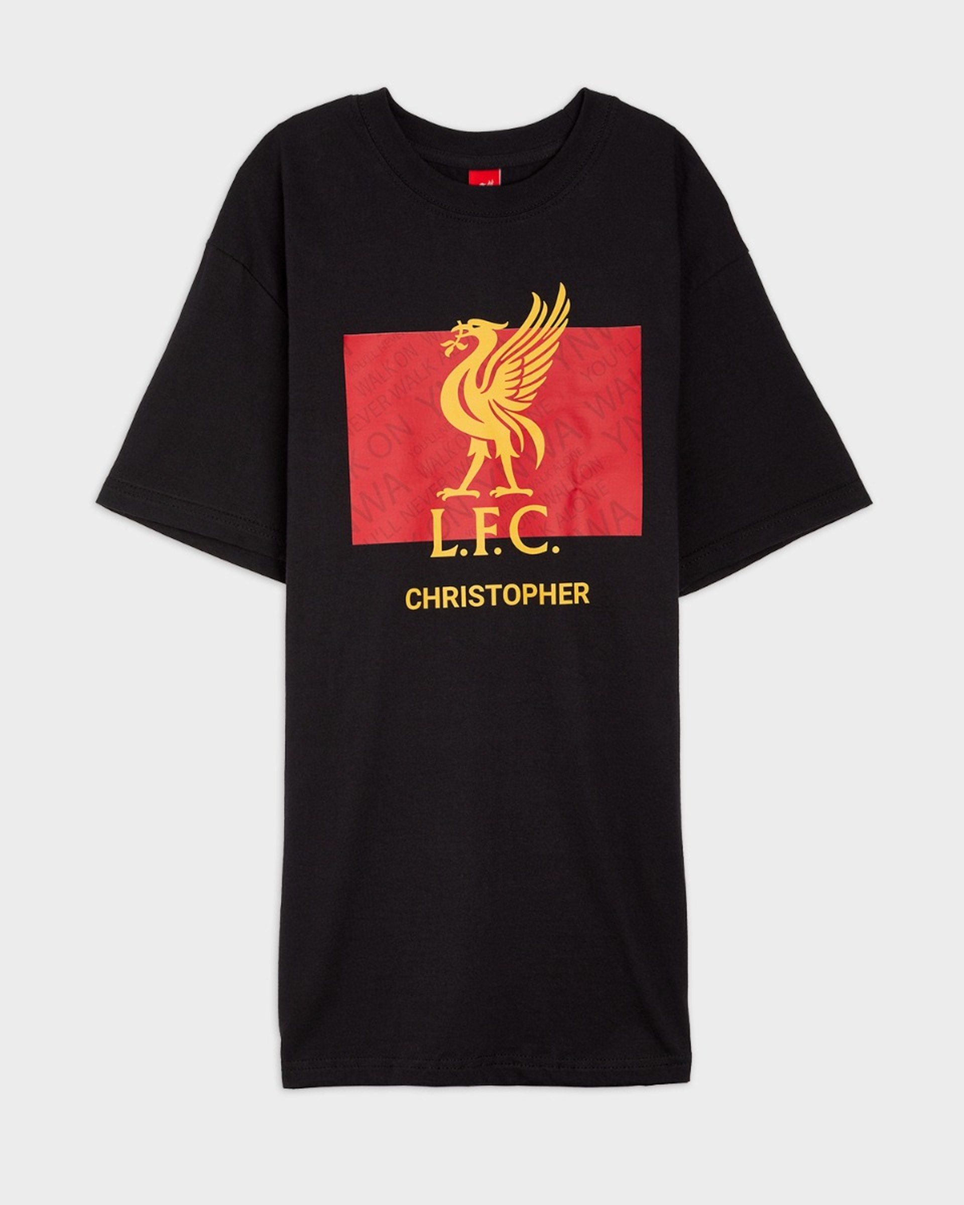 T-shirt noir personnalisé LFC Liverbird - Image 3