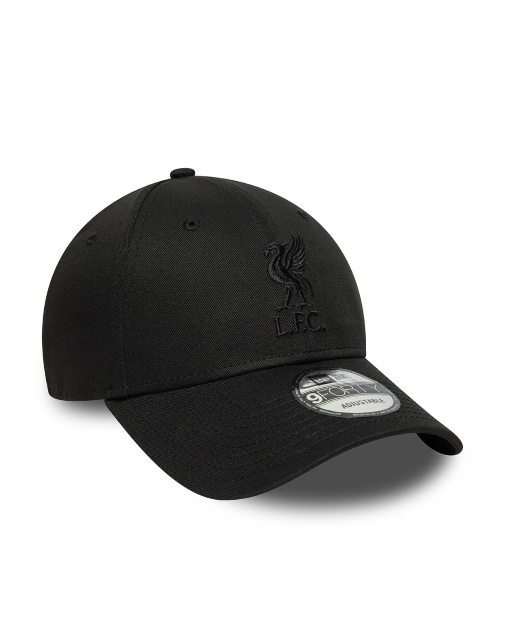 Gorra ajustable 9FORTY negra sobre negra LFC New Era - Image 2