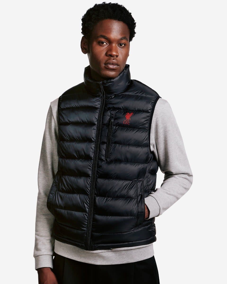 LFC Mens Padded Gilet Black - Image 4