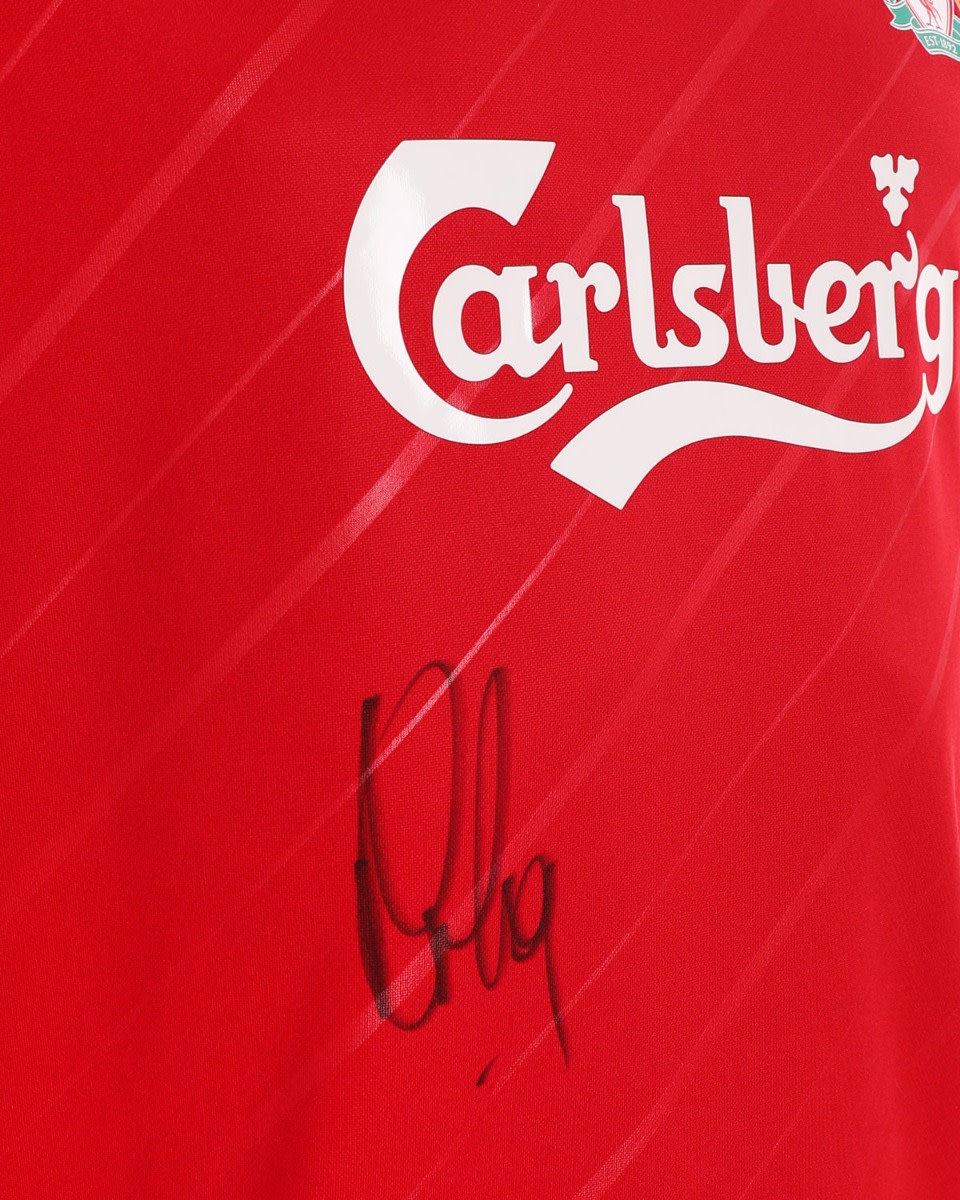 LFC Signed 05/06 Crouch Boxed Shirt - Image 3