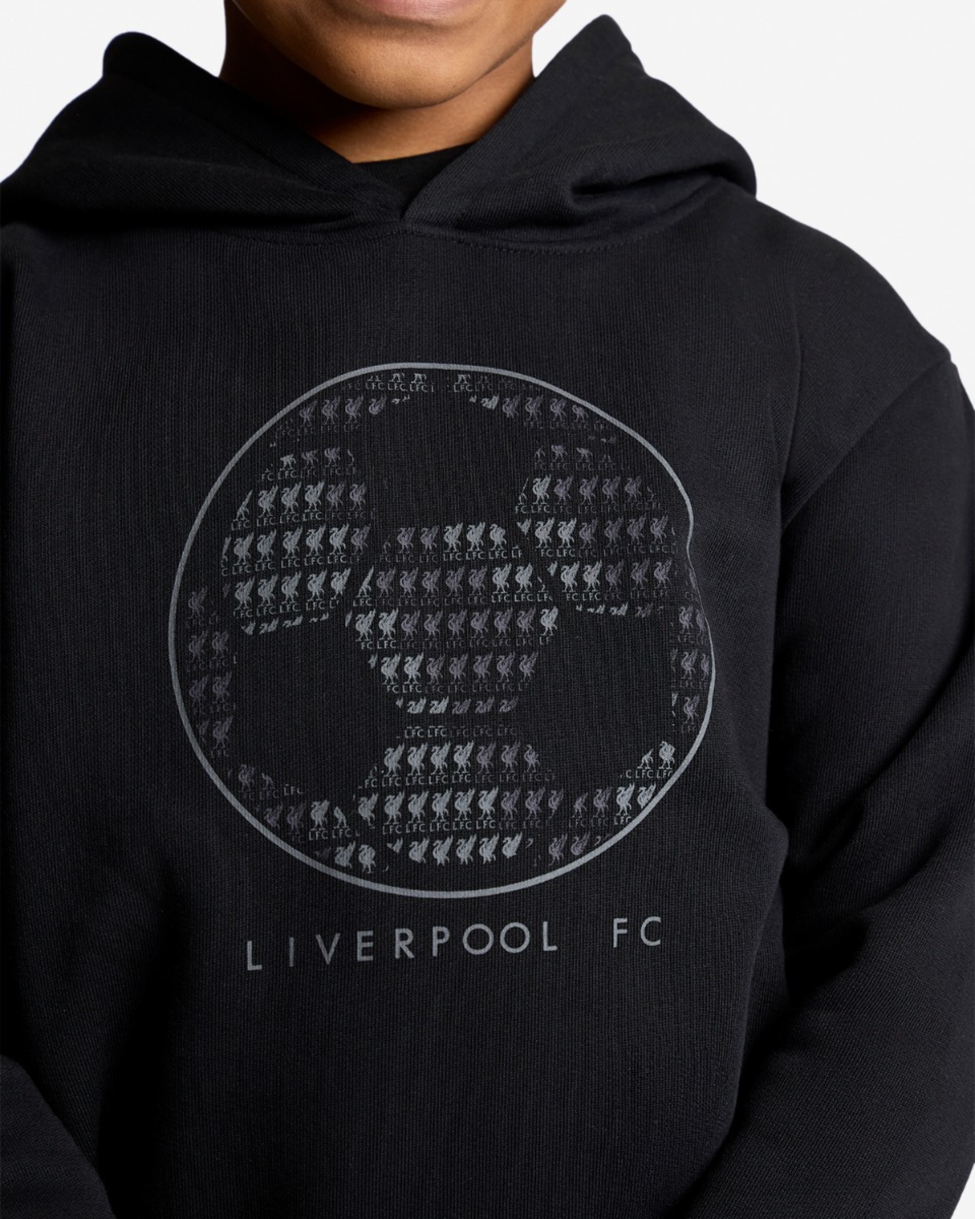 LFC Liverbird Ball-Kapuzenpullover für Kleinkinder, Schwarz - Image 2