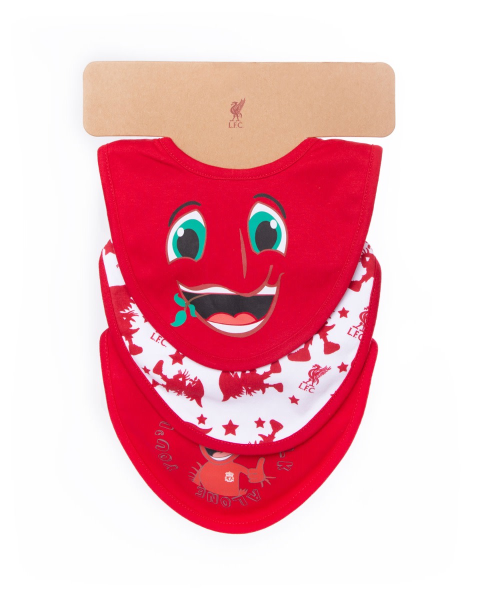 LFC Mighty Red 3Pk Bibs - Image 1