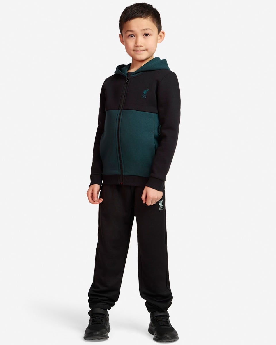 LFC Infants Zip Through Hoodie Black - Image 3