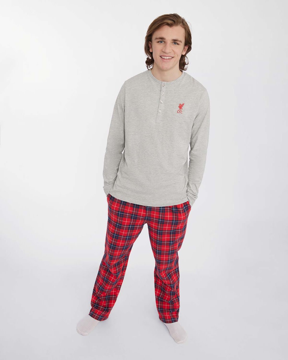 LFC Mens Checked Pyjama Set - Image 1