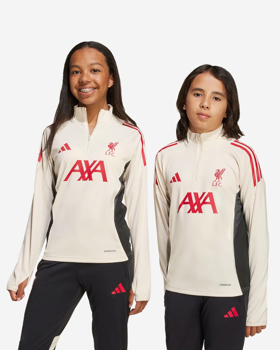 LFC adidas Youth 25/26 Domestic Training Top White - Image 1