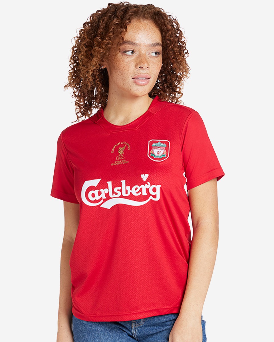 LFC 女式 2005 年伊斯坦布尔复古主场衬衫 - Image 1