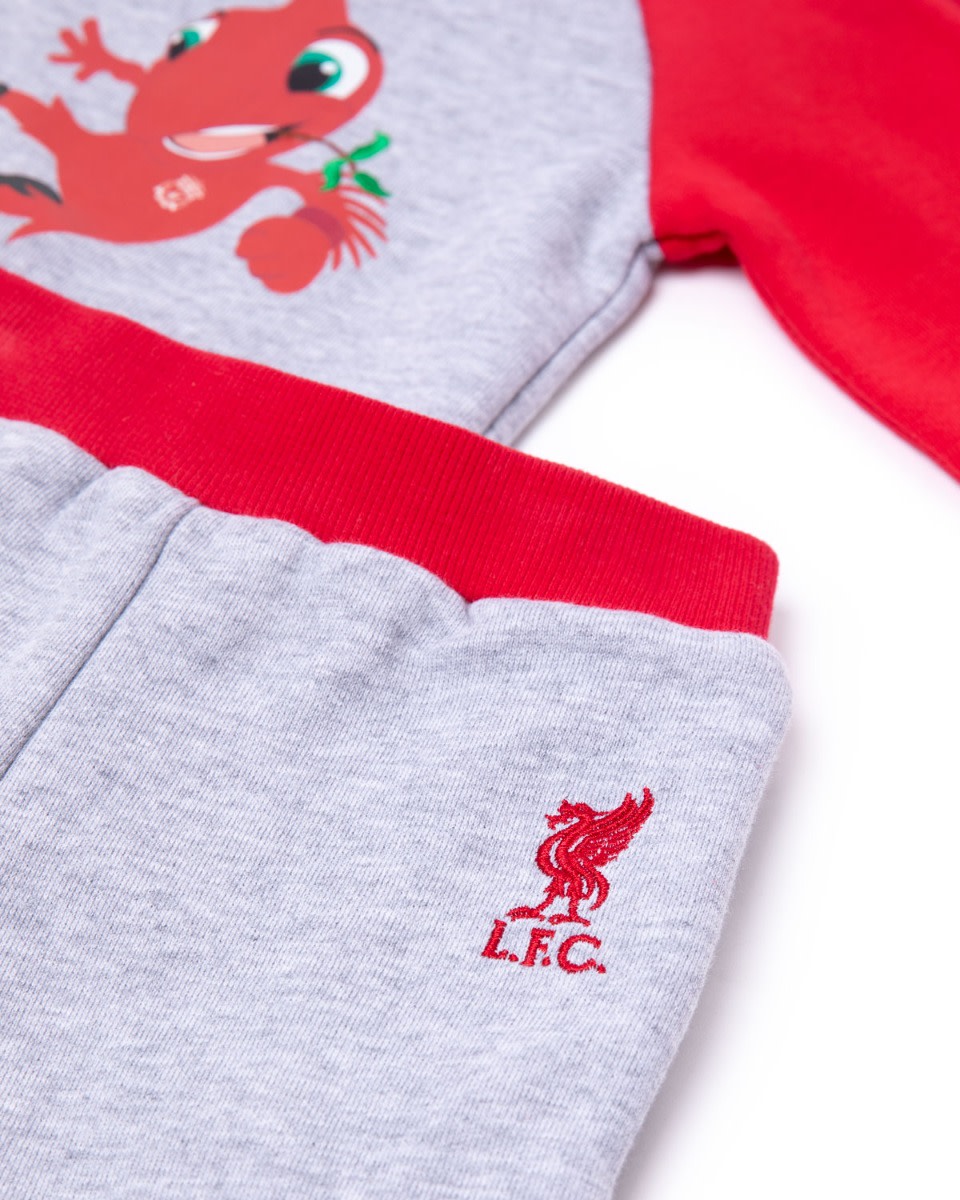 Ensemble de jogging LFC Infants Mighty Red pour bébé rouge et gris - Image 4