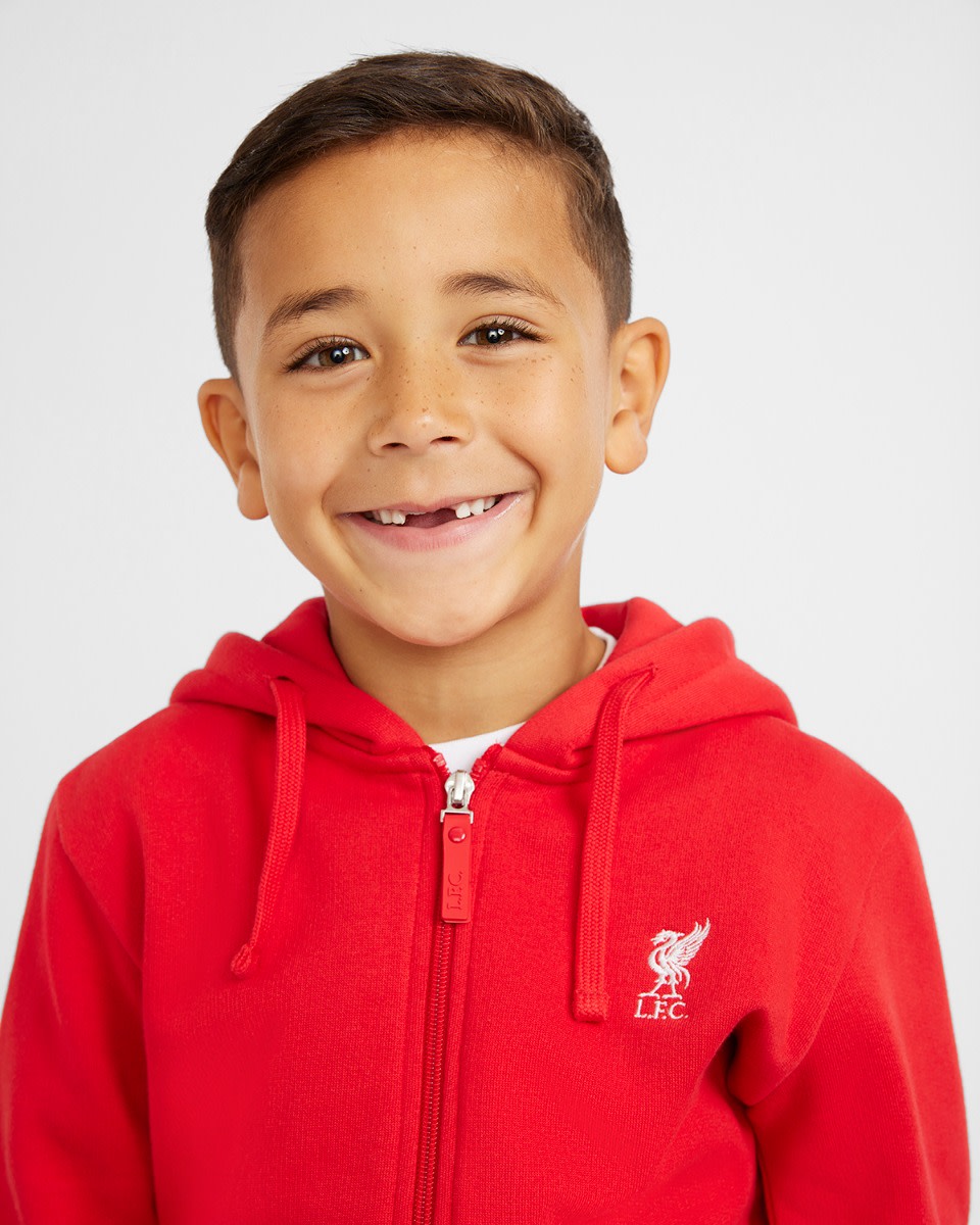 LFC Junior Zip Through Red Hoody - Image 2