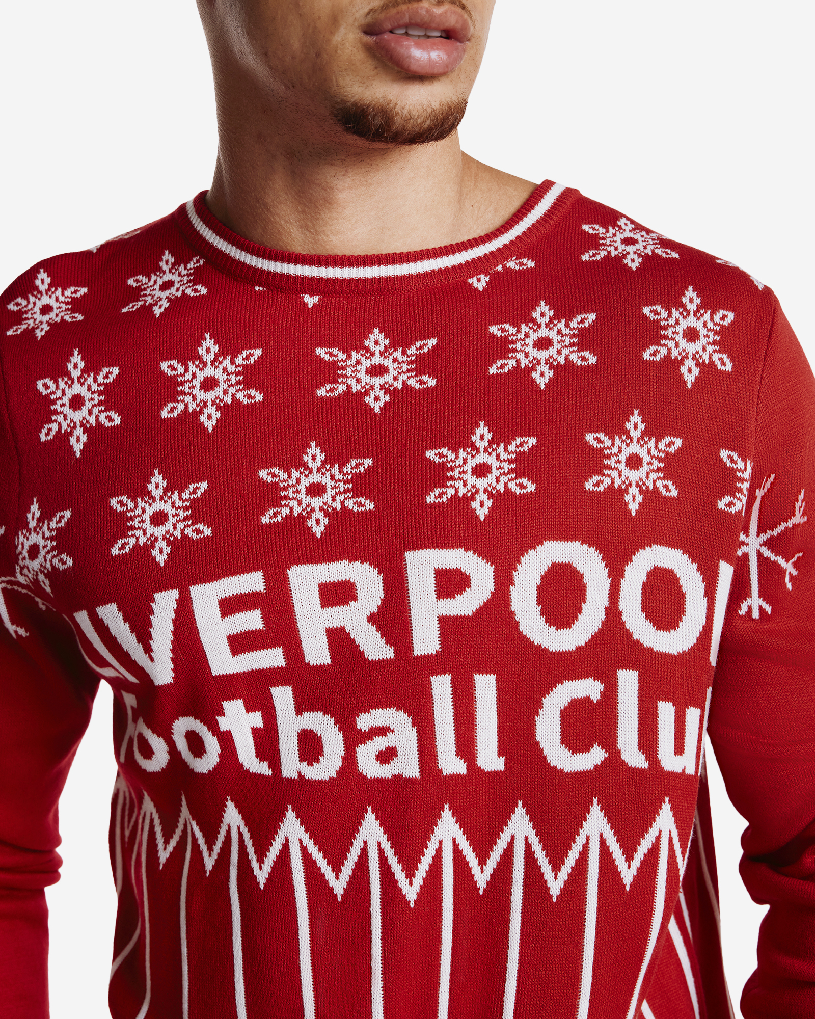 LFC 成人复古圣诞毛衣红色 - Image 4
