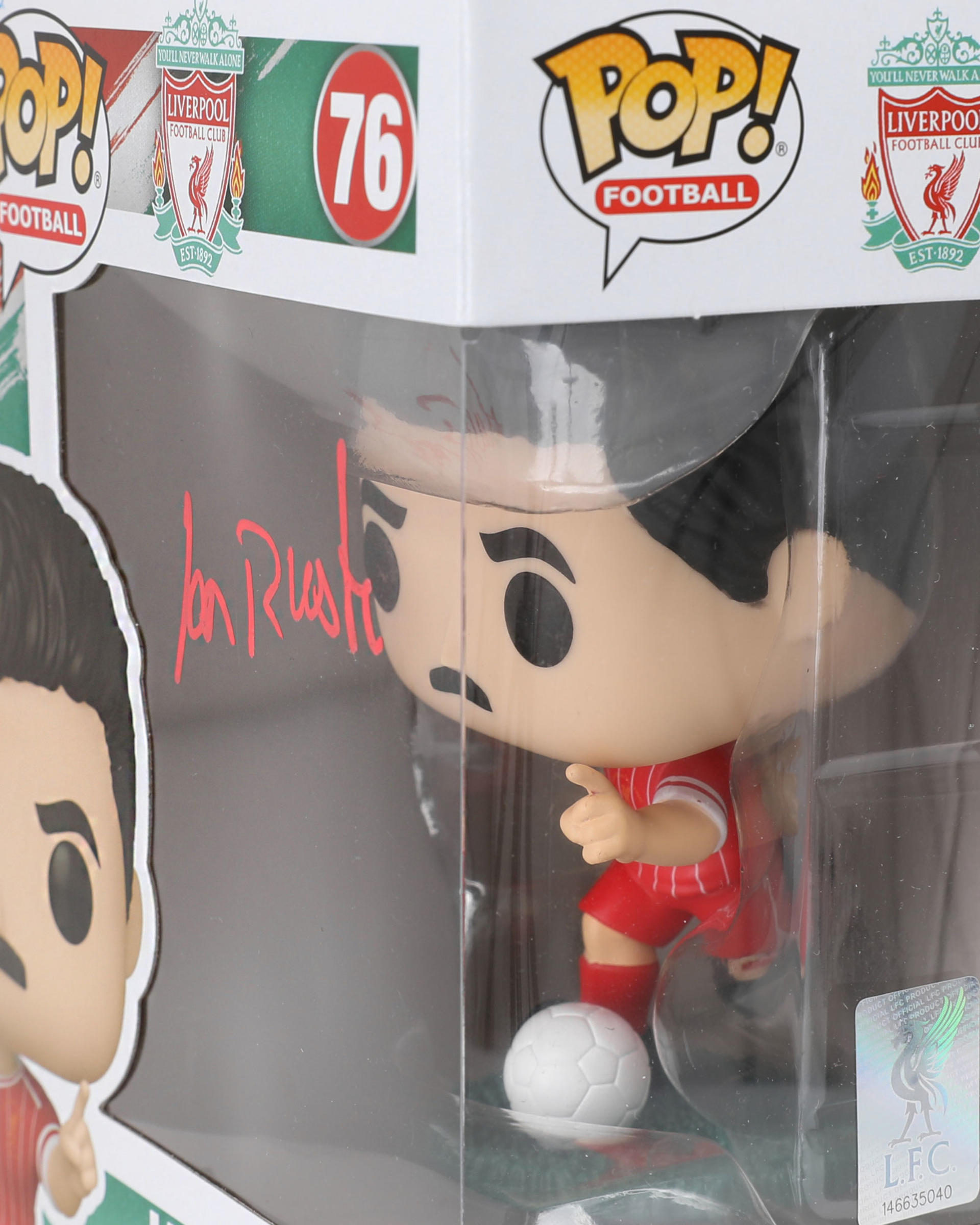 LFC Signeret Ian Rush Funko POP! Vinyl figur - Image 2