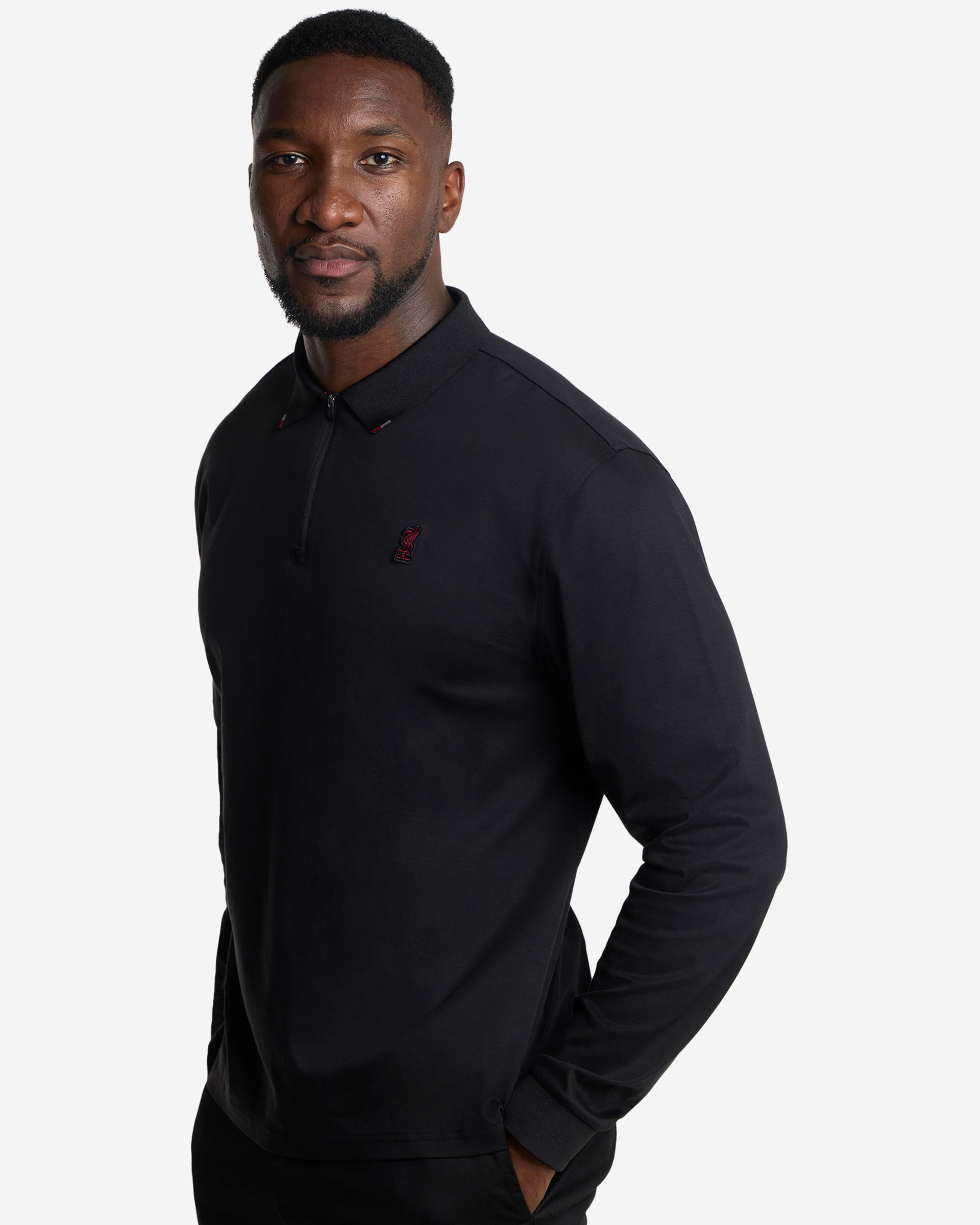 Polo LFC Firma à manches longues pour homme, noir - Image 2
