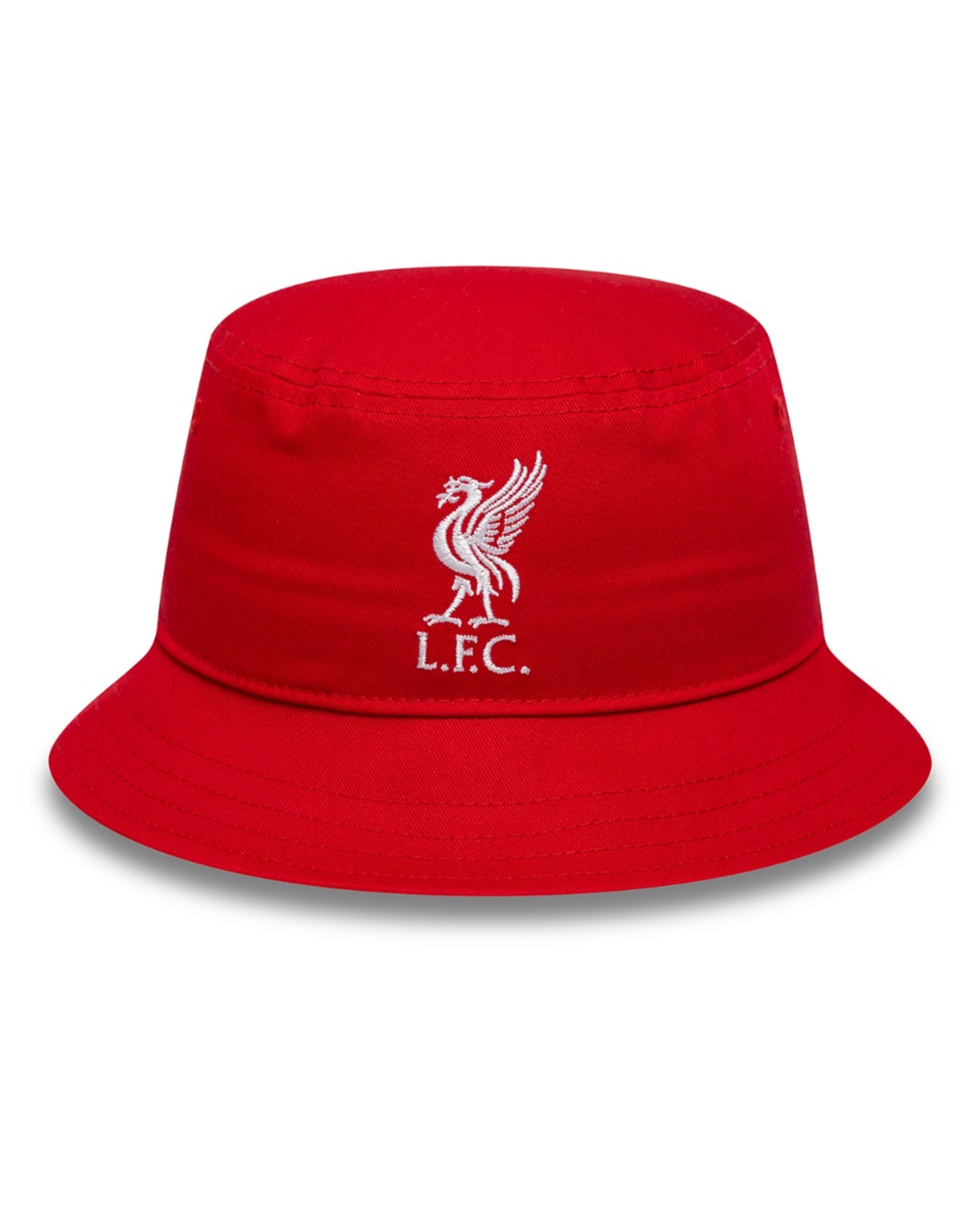 Chapeau LFC New Era Liverbird CORE BUCKET pour enfants, rouge - Image 2