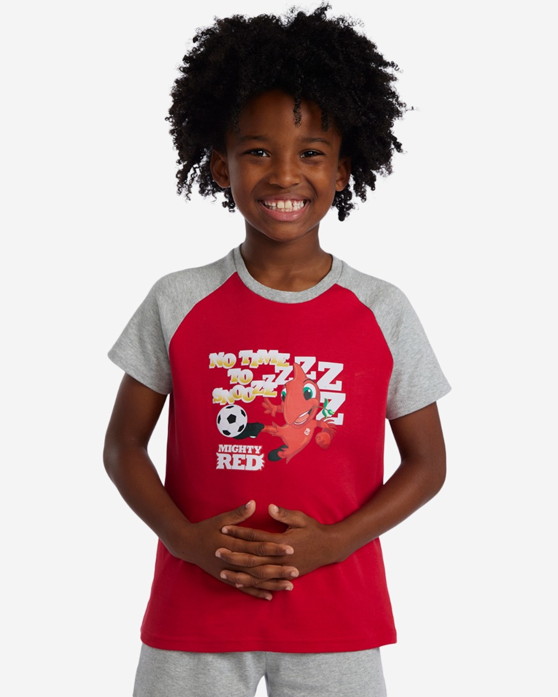 LFC Mighty Red Spædbørn Kort pyjamasæt - Image 1