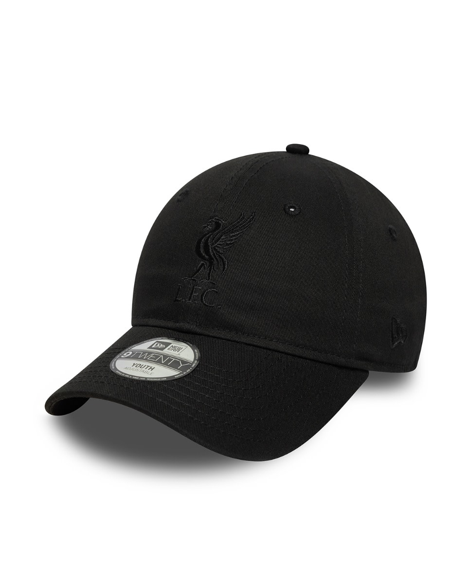 LFC New Era Kids 9TWENTY Tonal Cap Black - Image 1