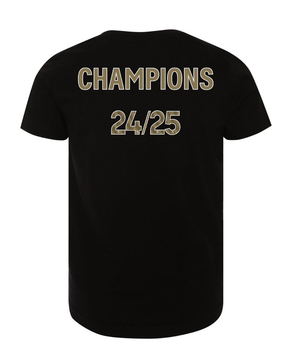 LFC Juniors Champions 24/25 T-shirt Svart - Image 1
