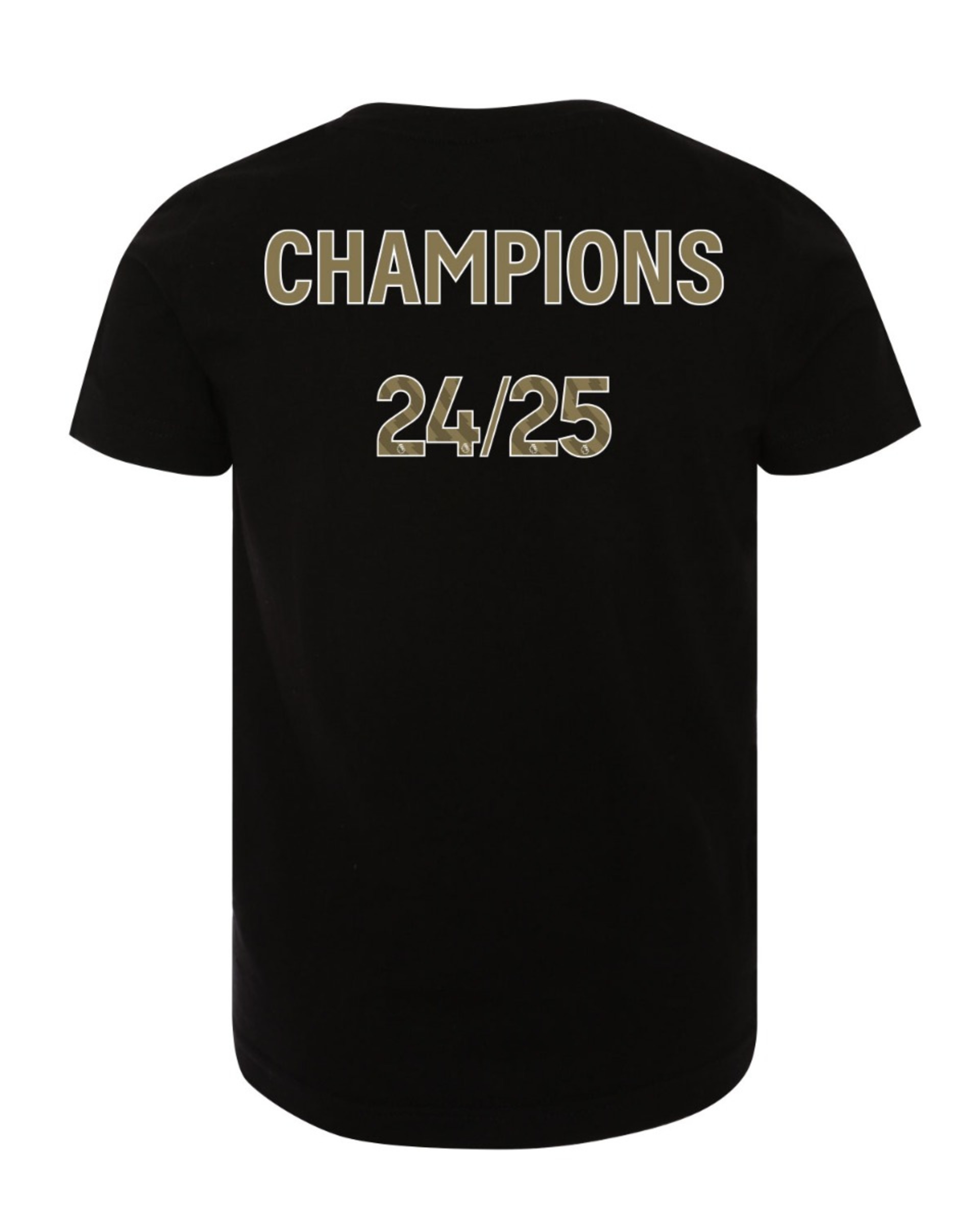 T-shirt LFC Juniors Champions 24/25 noir - Image 1