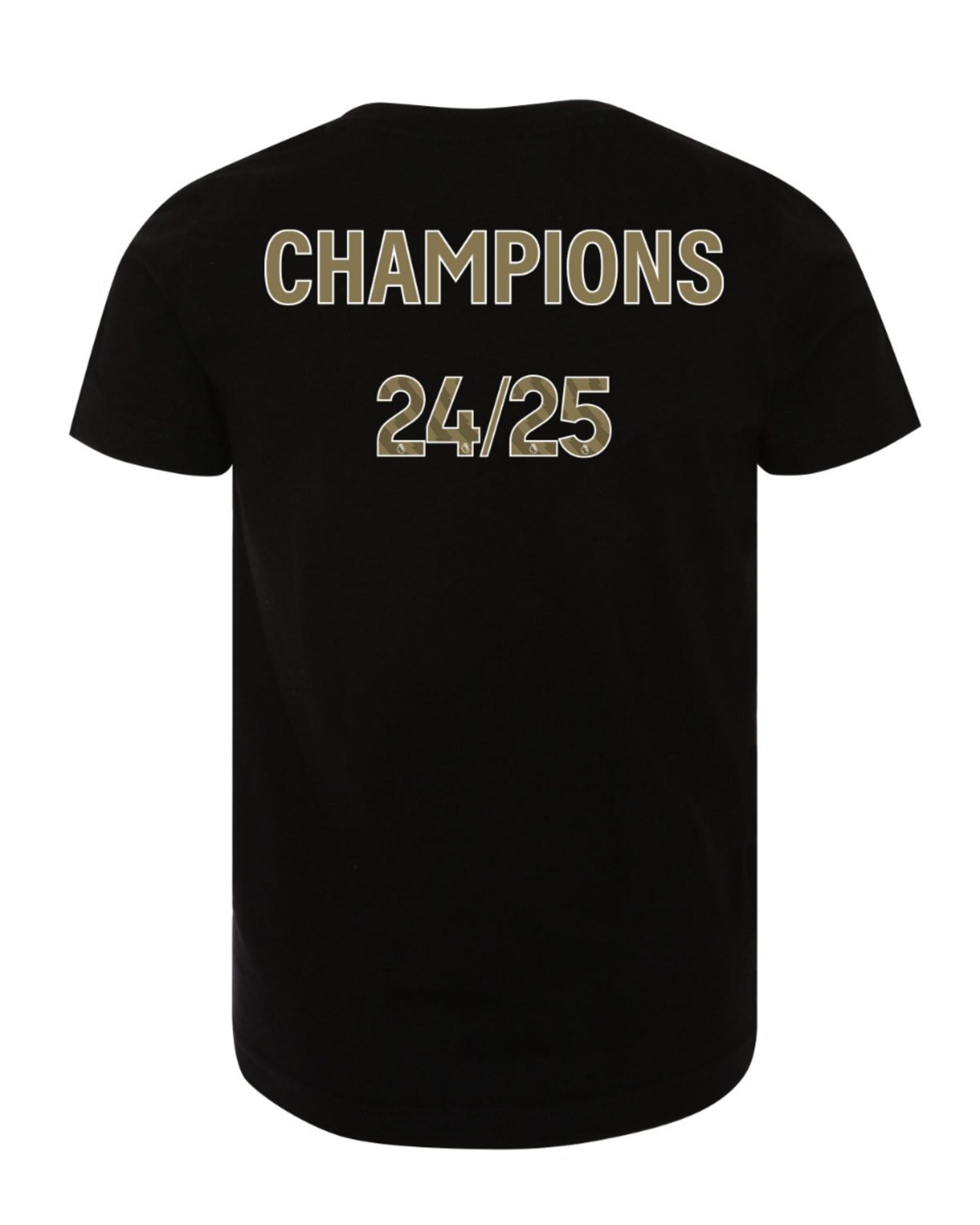 LFC Juniors Champions 24/25 T-Shirt Schwarz - Image 1