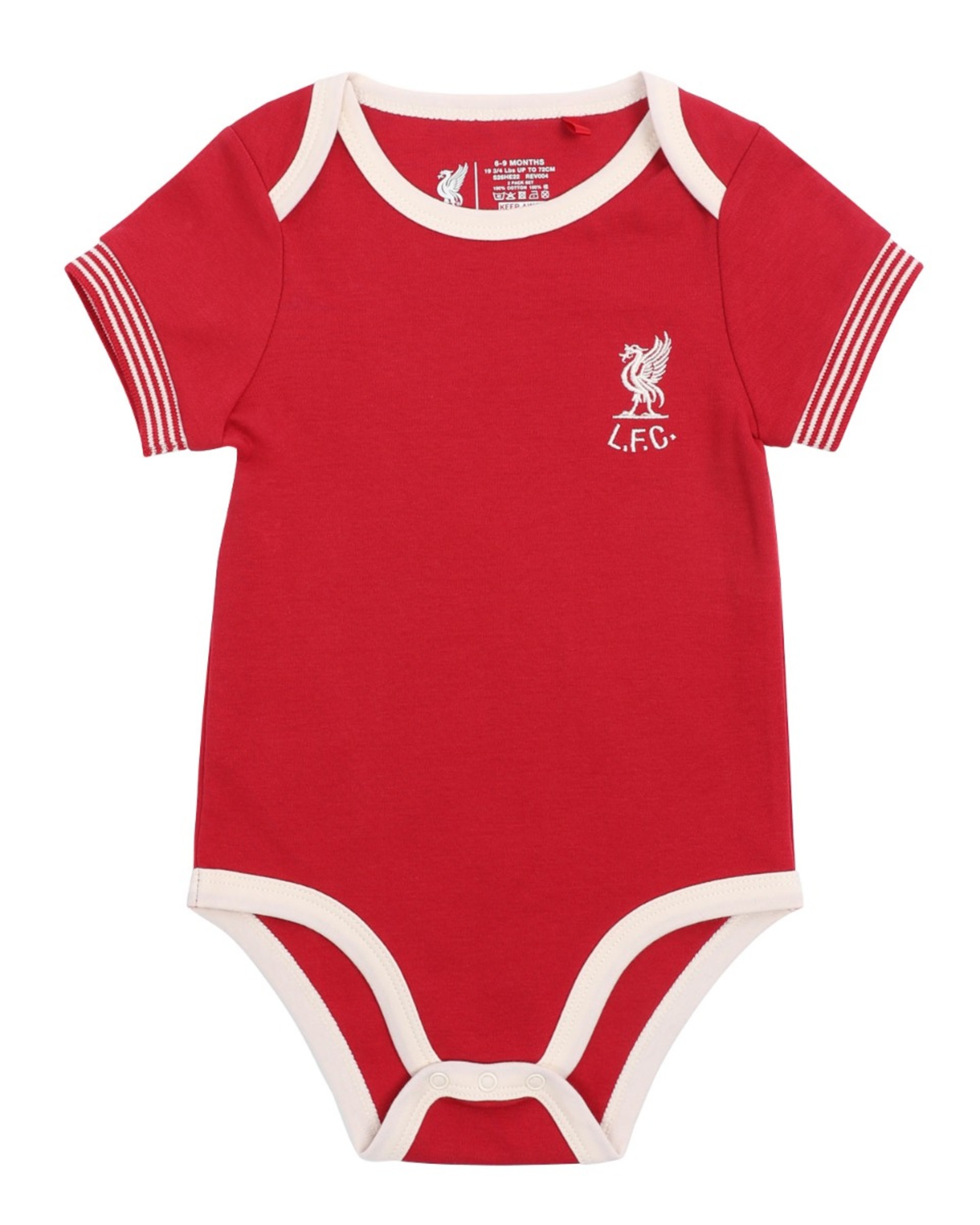 Lot de 2 bodys Shankly LFC pour bébé, rouge - Image 3