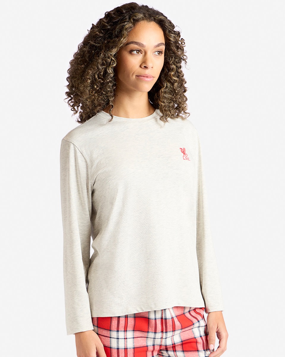 LFC Womens Long Check Pyjama Set - Image 3
