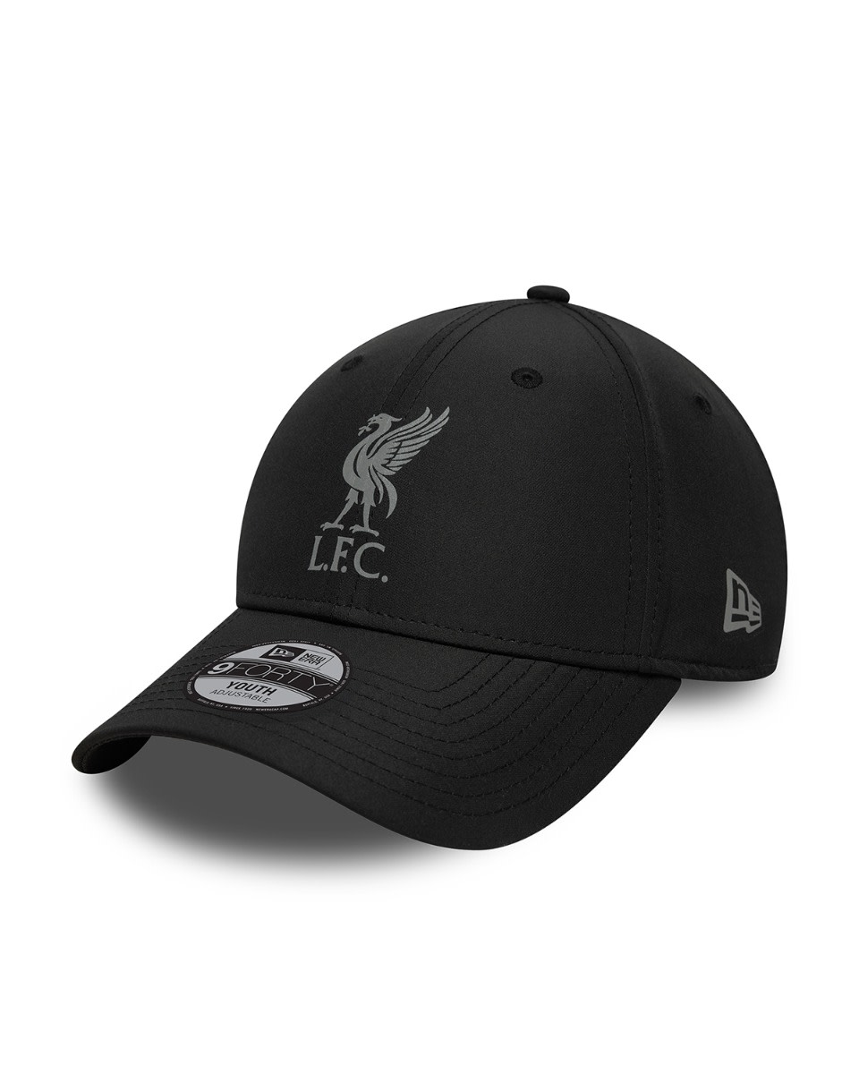 LFC New Era Kids 9FORTY Reflective Cap Black - Image 1