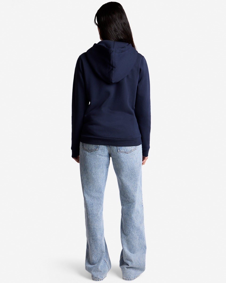 LFC Womens Zip Through Hoody Navy - Image 4