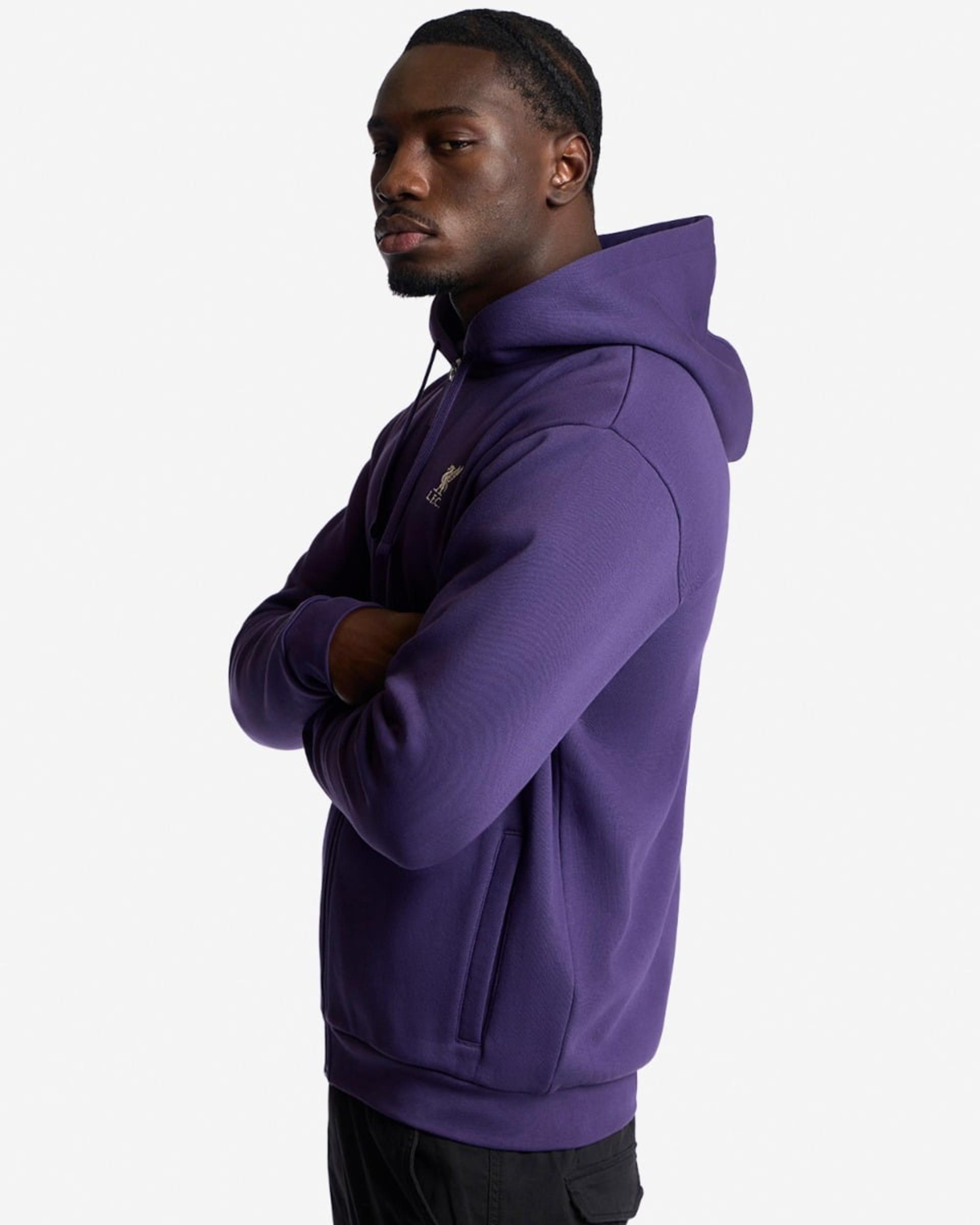 SWEAT À CAPUCHE ZIPPÉ VIOLET- 500 (Change Me) - Image 2