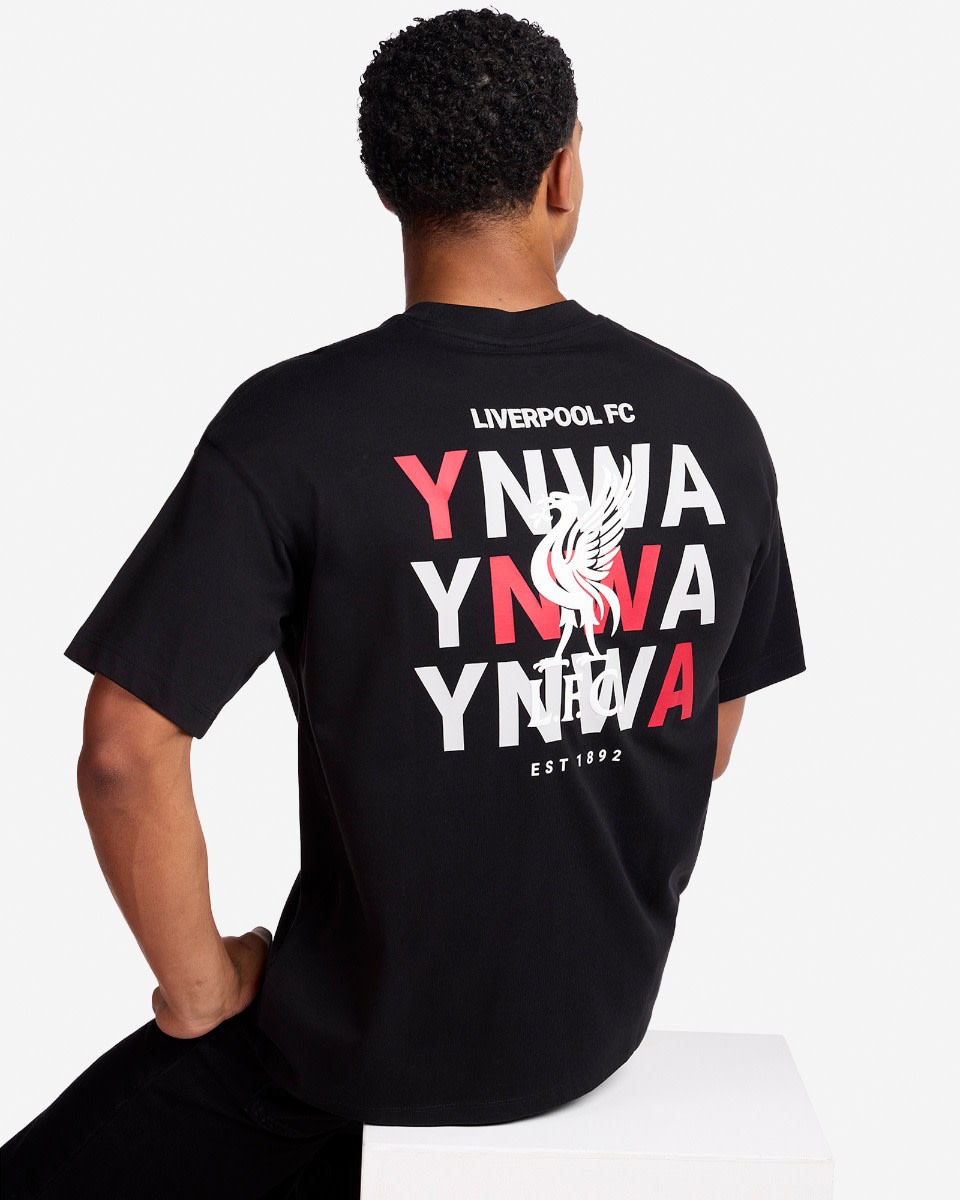 LFC YNWA Herren-T-Shirt in Übergröße, Schwarz - Image 1