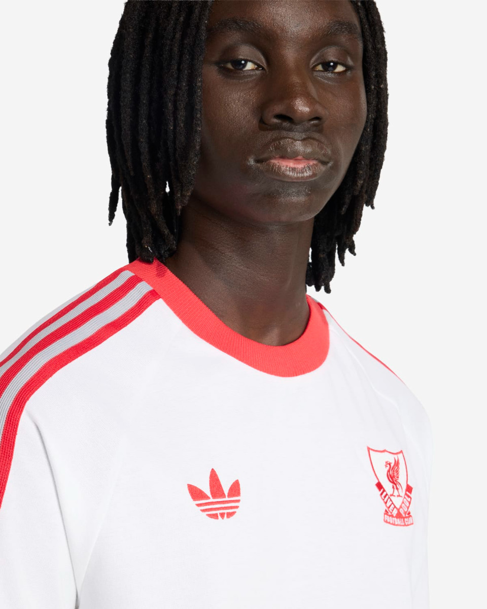 LFC adidas Mens Originals Tee White - Image 4