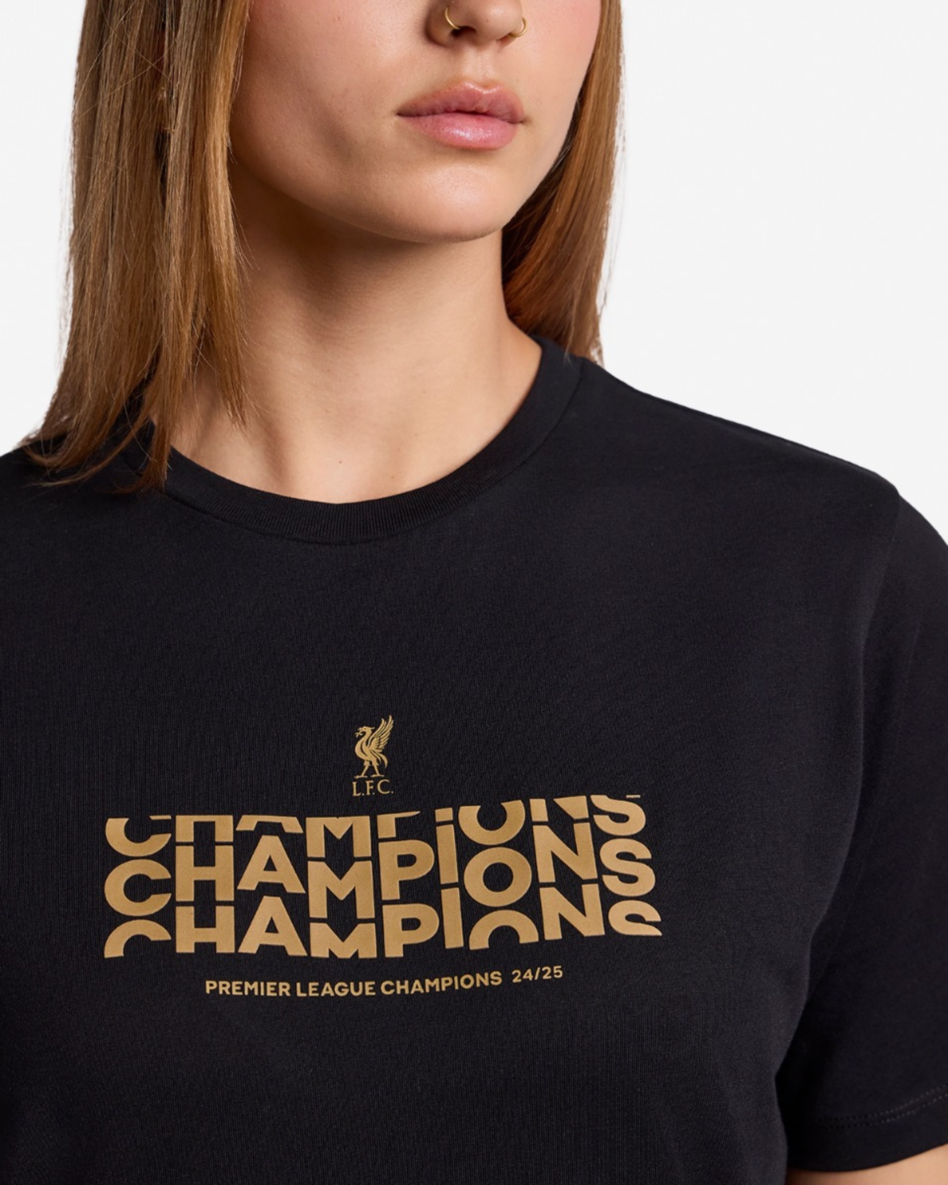 Camiseta LFC Champions Text para mujer - Image 2