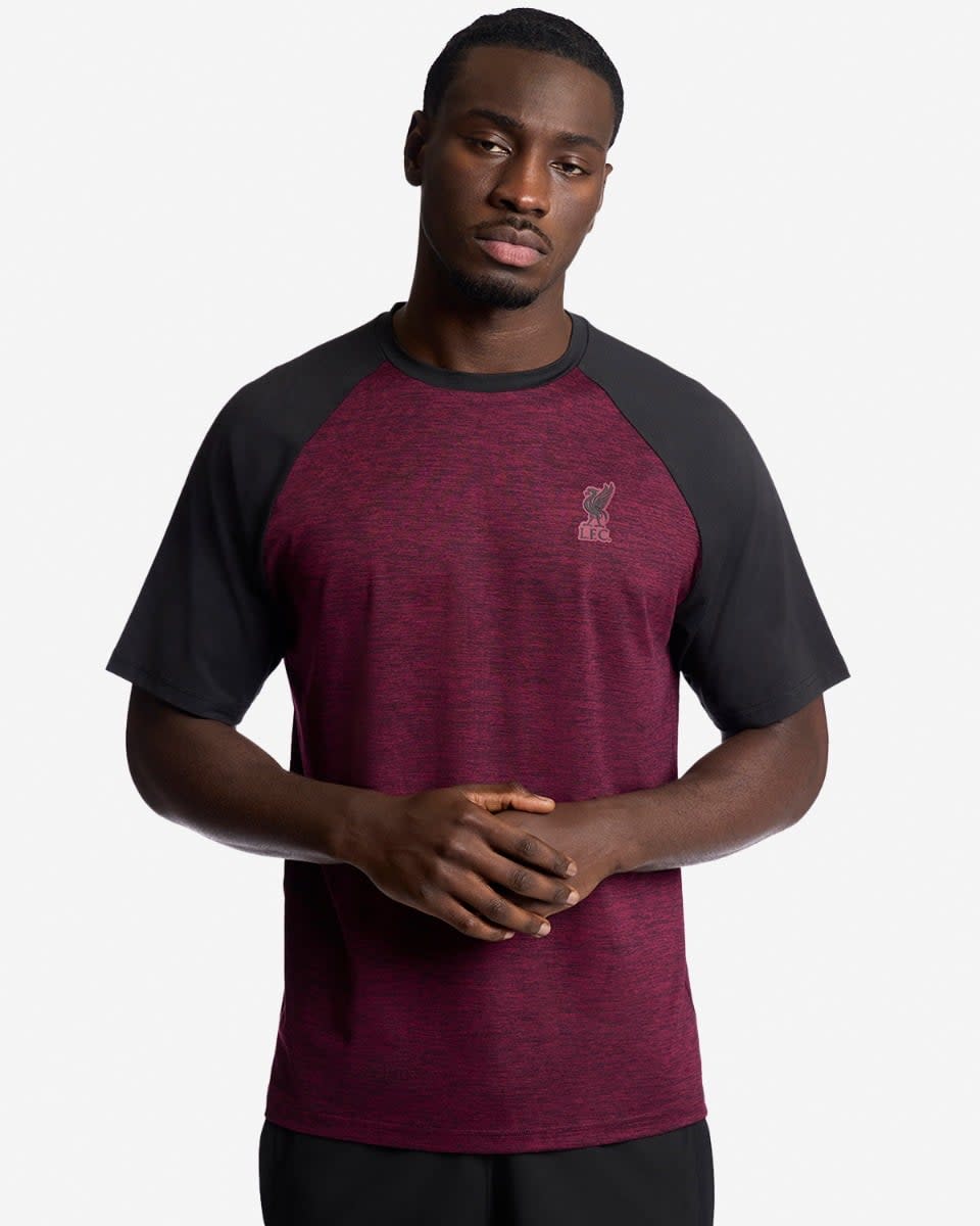 LFC Mens Marl Tee Red & Black - Image 2