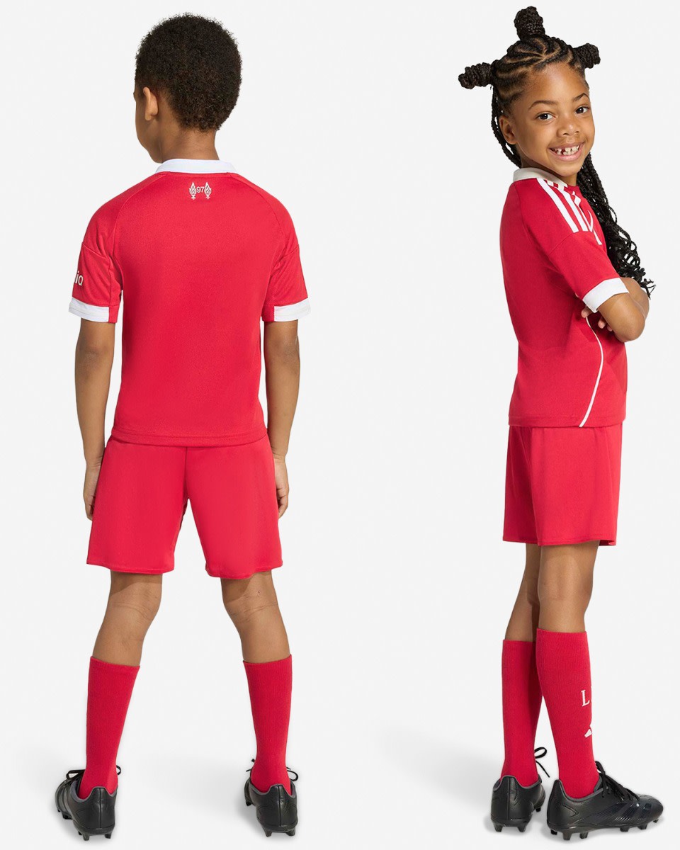 LFC adidas Kids 25/26 Home Mini Kit - Image 2