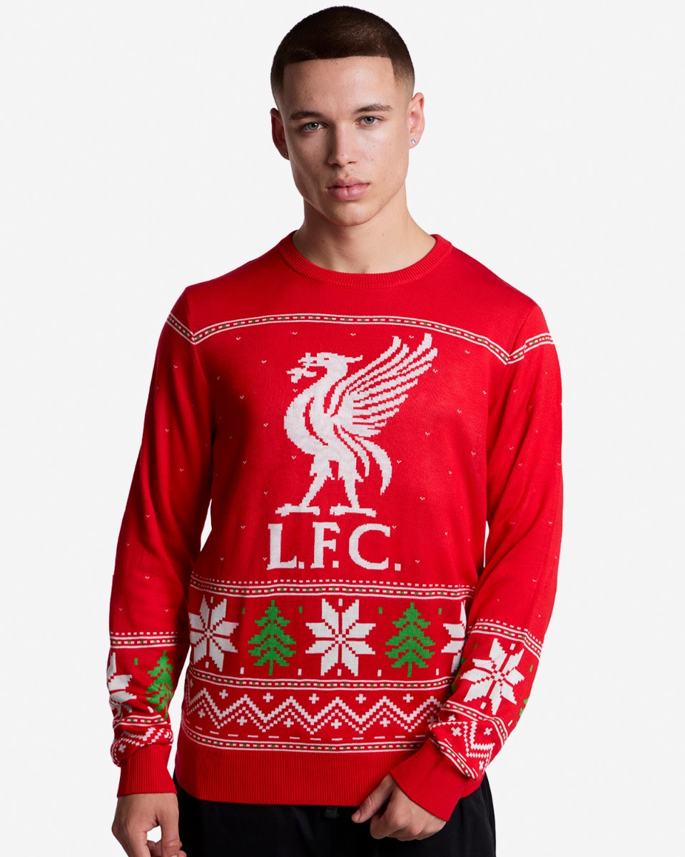 LFC Adults Fairisle Christmas Jumper - Image 1