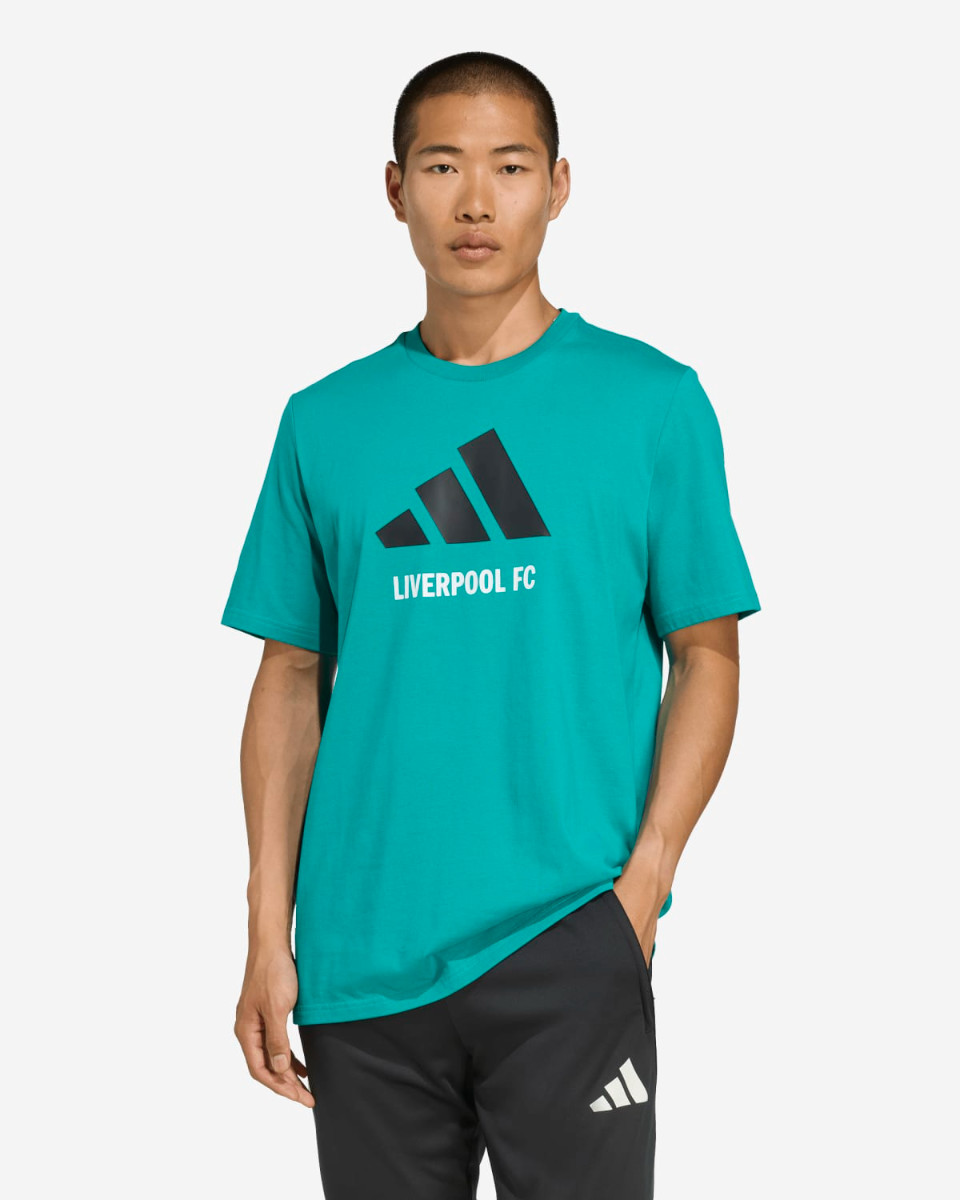 LFC adidas Adults 25/26 Graphic Tee Grön - Image 1
