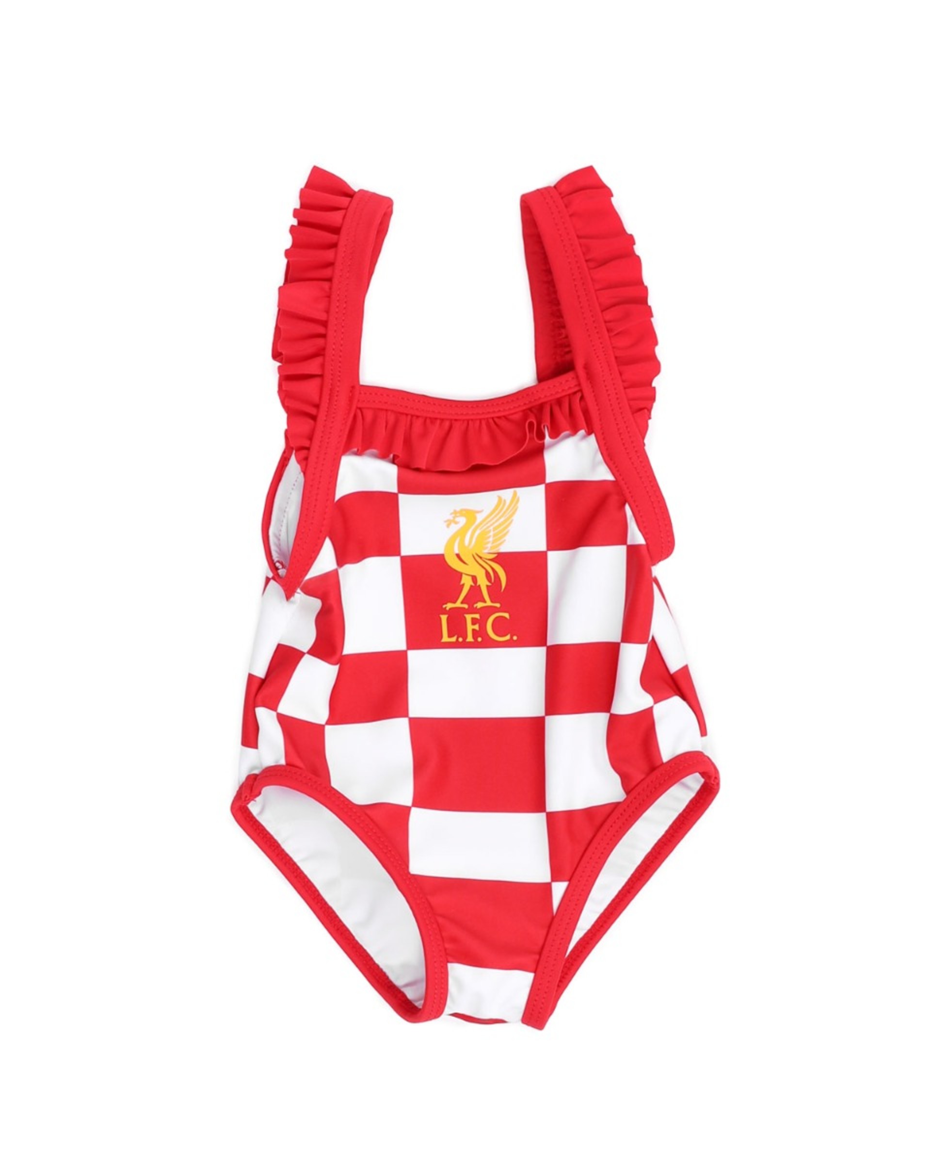 LFC Baby Check Badeanzug Rot - Image 1