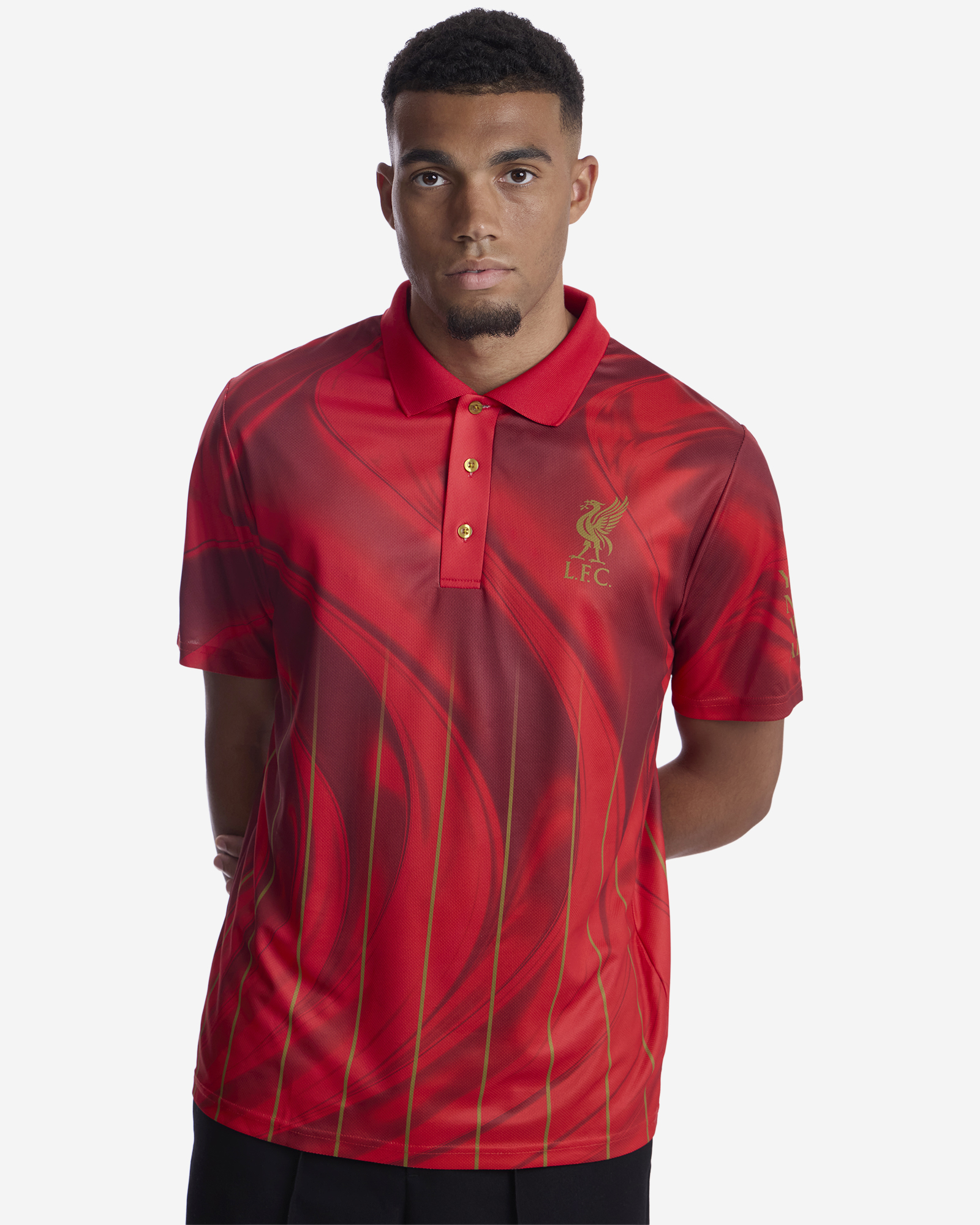 LFC X Unicorn 男式飞镖衬衫红色 - Image 1