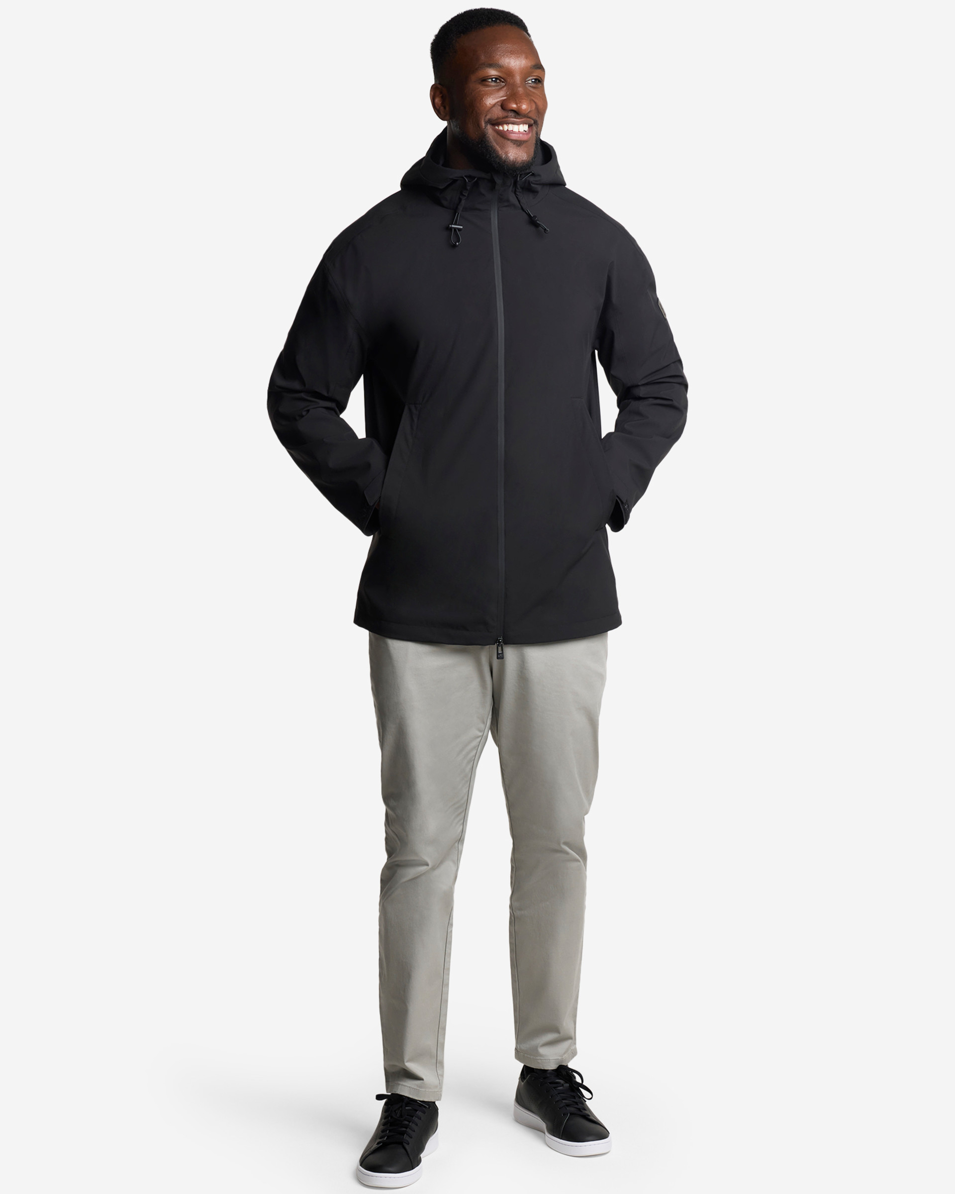 LFC Firma Wasserdichte Herrenjacke Schwarz - Image 4