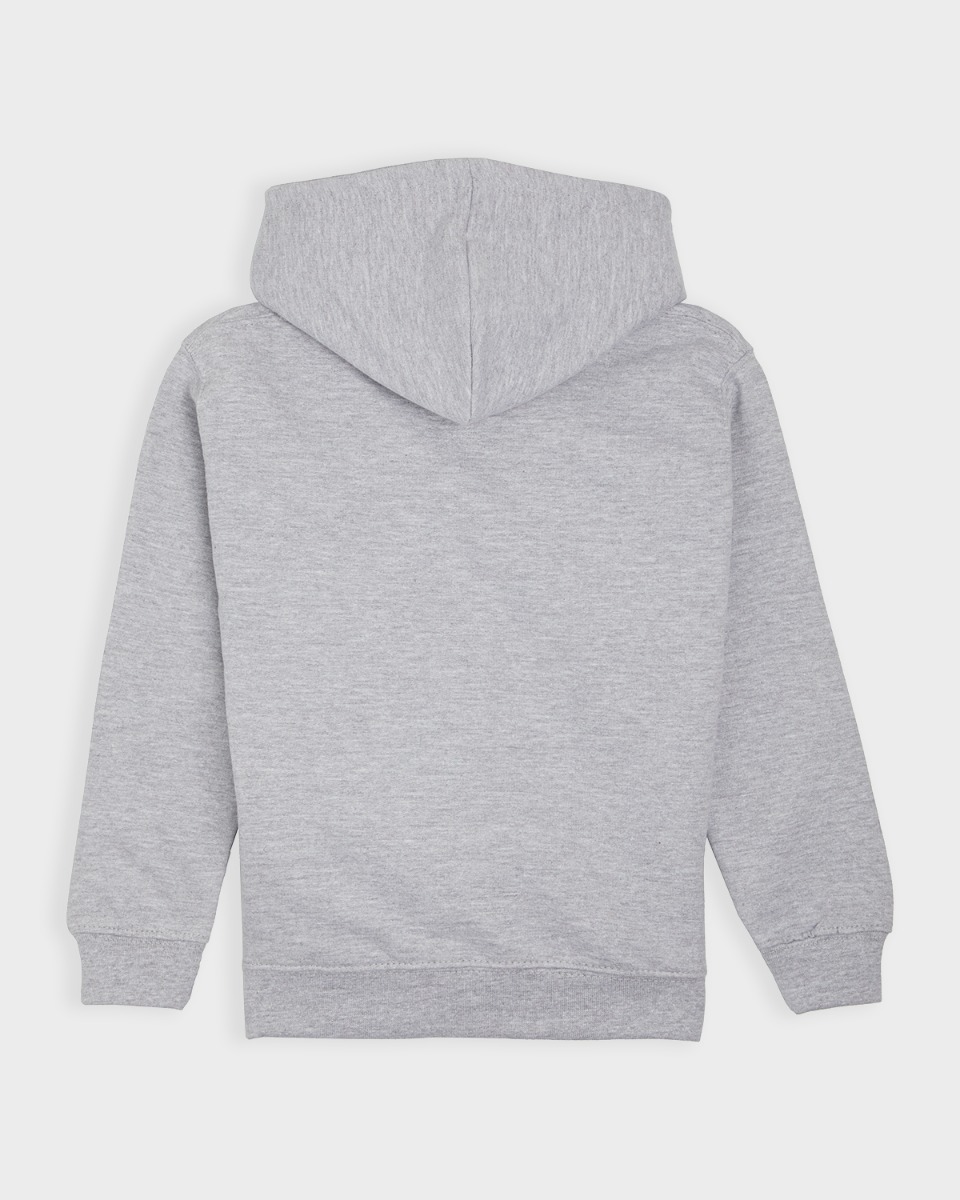 LFC Junior Crest Personalised Grey Hoody - Image 4