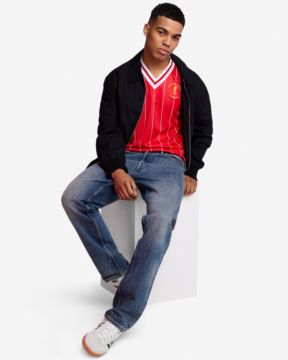 LFC Adults Retro 1984 Rome Home Shirt - Image 4