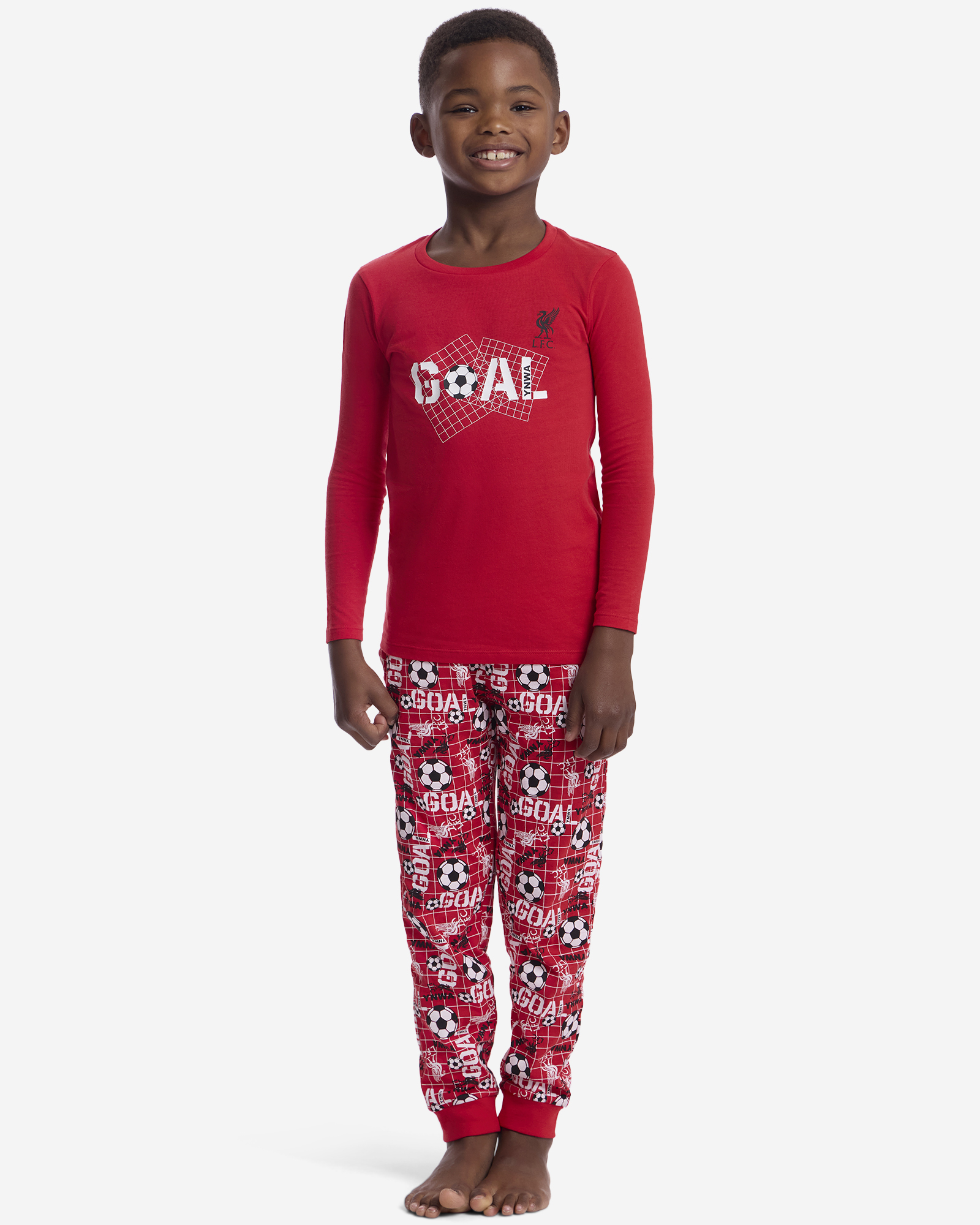 LFC Babies Goal Long Pyjamasset Röd - Image 2