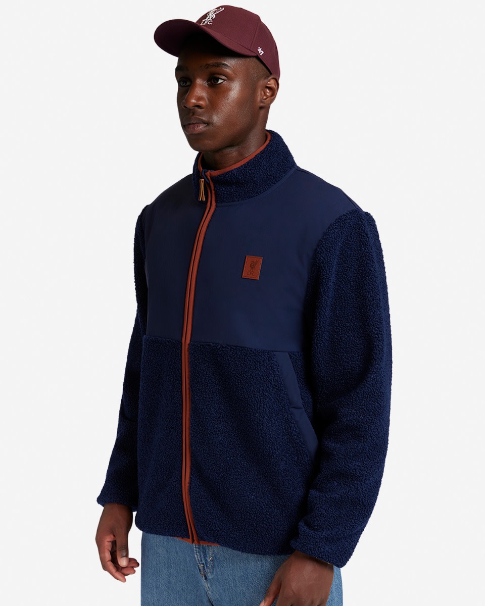 LFC Panel-Fleece für Herren, Marineblau - Image 2