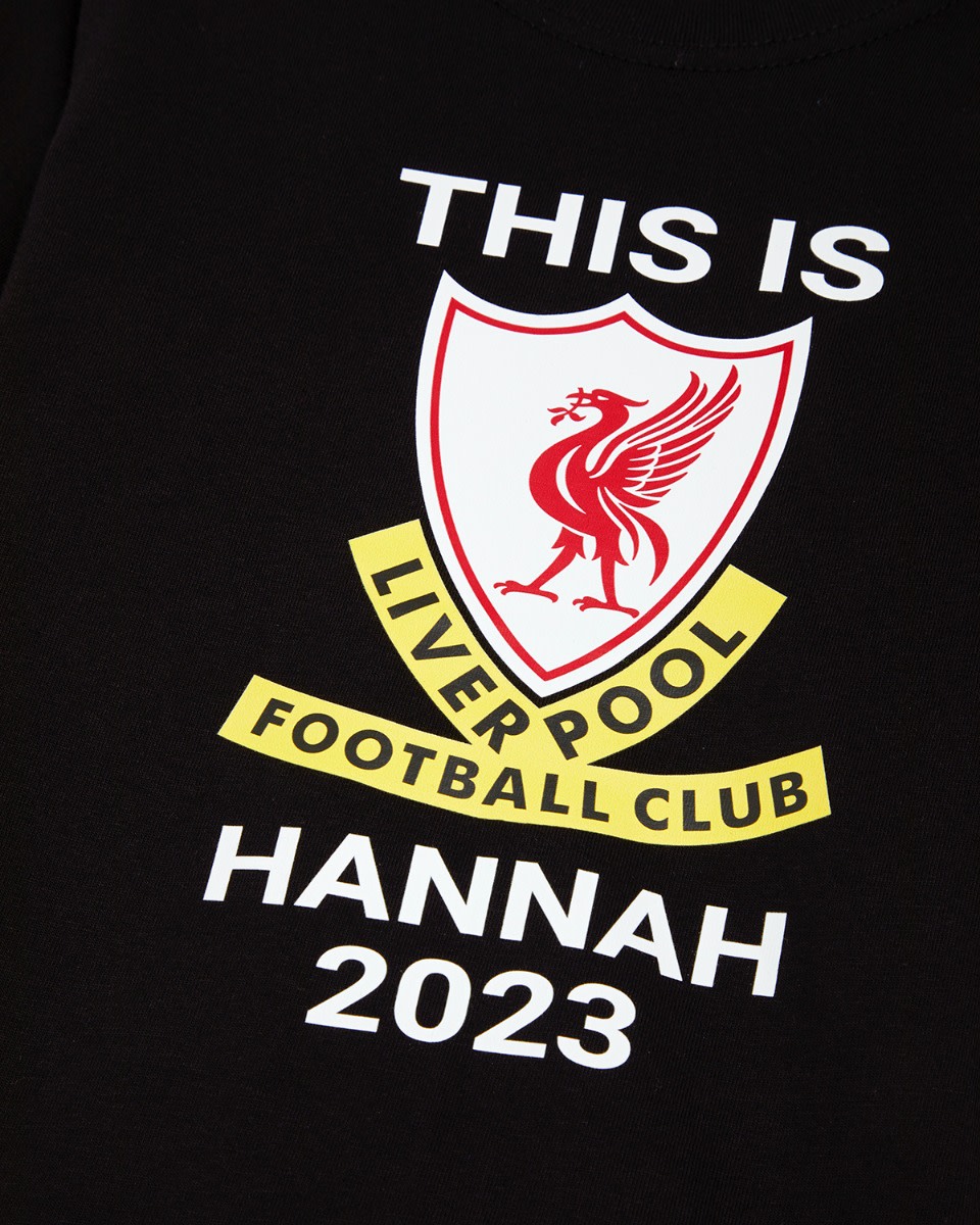 T-shirt noir personnalisé LFC Junior This Is - Image 2