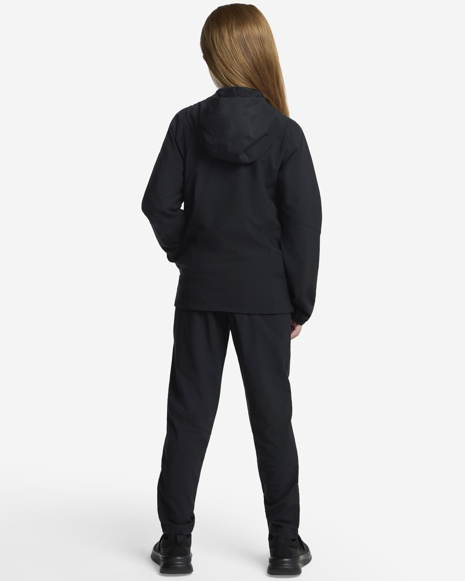 LFC adidas Youth Tiro Travel Windbreaker med fuld lynlås Sort - Image 2