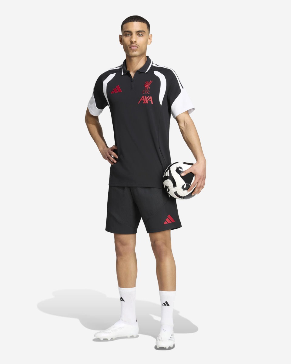 LFC 아디다스 남성용 26/27 티로 다운타임 쇼츠 블랙 - Image 4