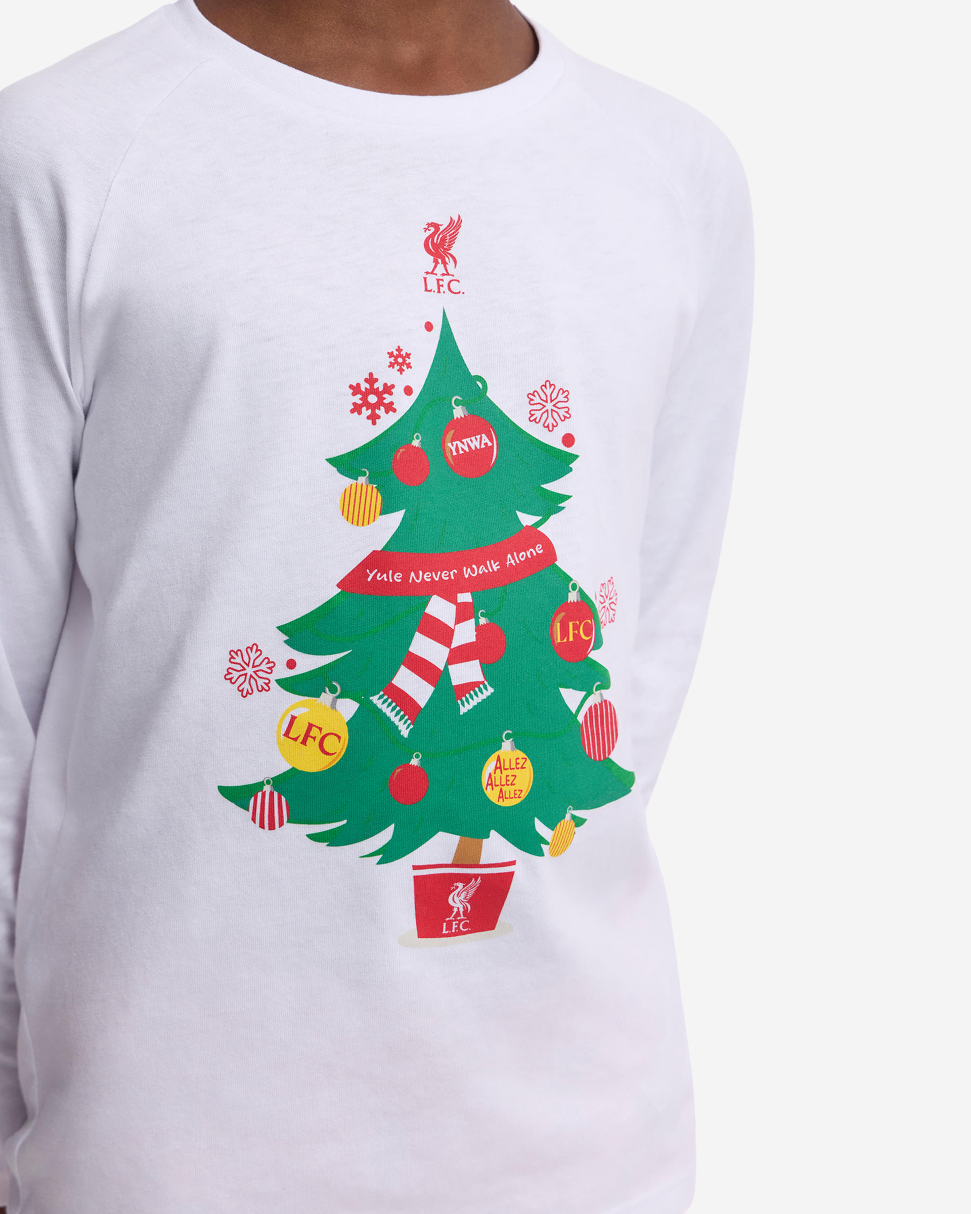 Pijama navideño LFC para bebés, rojo - Image 3